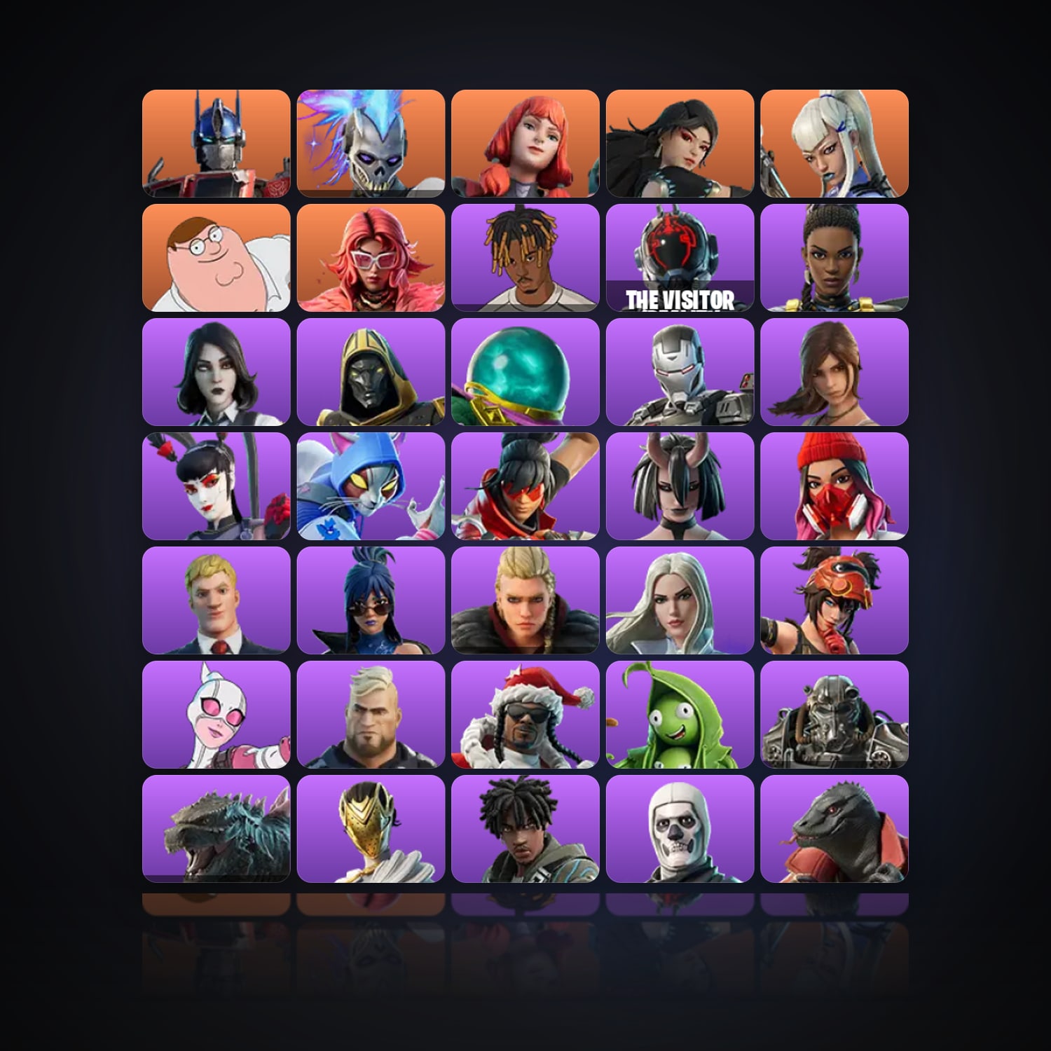Fortnite | 78 Skins | 700 V-Bucks | Level 1565 | 39 Wins — HabibiAccounts
