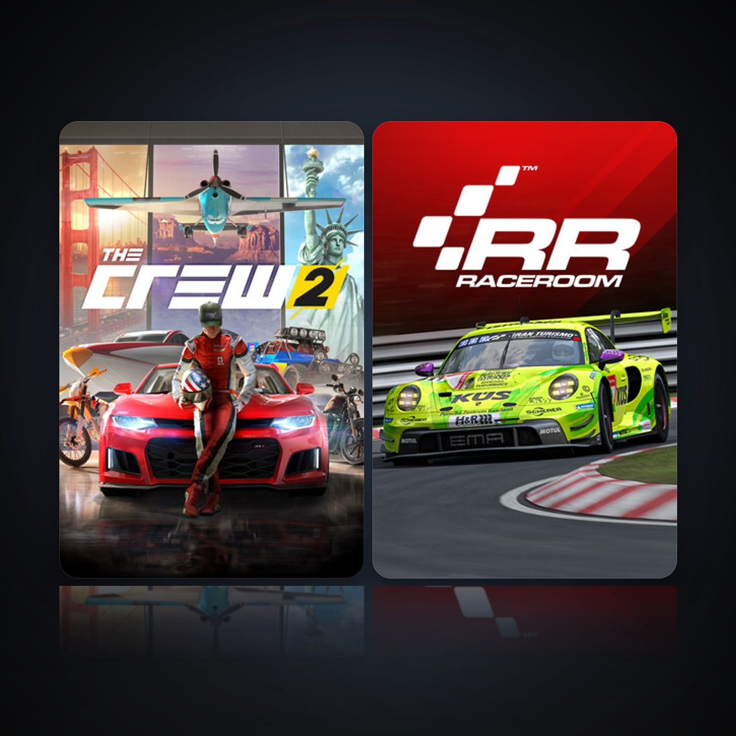 The Crew 2 & RaceRoom Racing Experience — HabibiAccounts