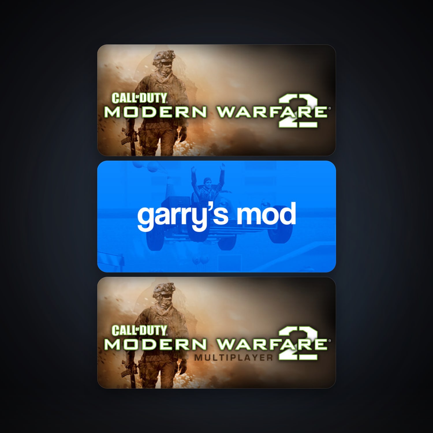 Call of Duty: Modern Warfare 2 (2009) & Garry's Mod | Clean — HabibiAccounts