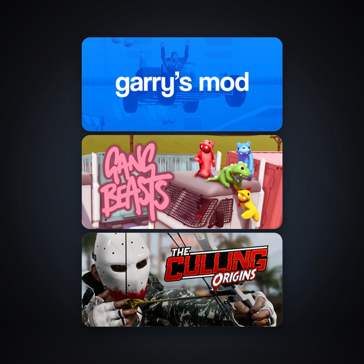 Garry's Mod & Gang Beasts — HabibiAccounts