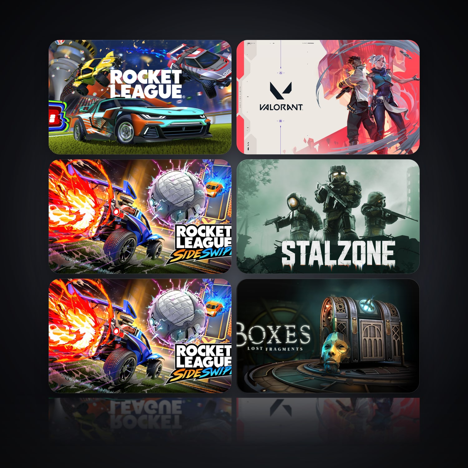 Rocket League & VALORANT | 6 Games — HabibiAccounts