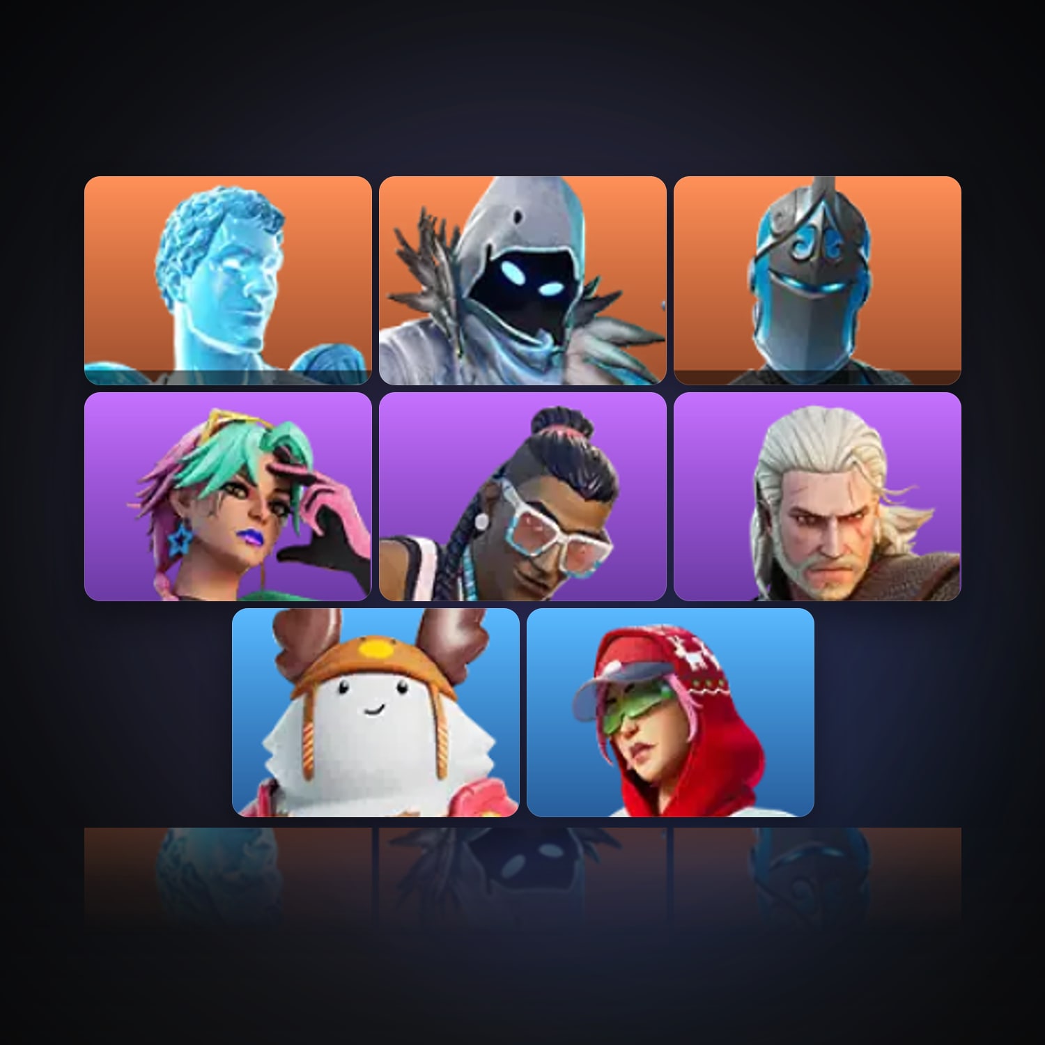 Fortnite | 8 Skins | 450 V-Bucks | Level 72 | 6 Wins — HabibiAccounts