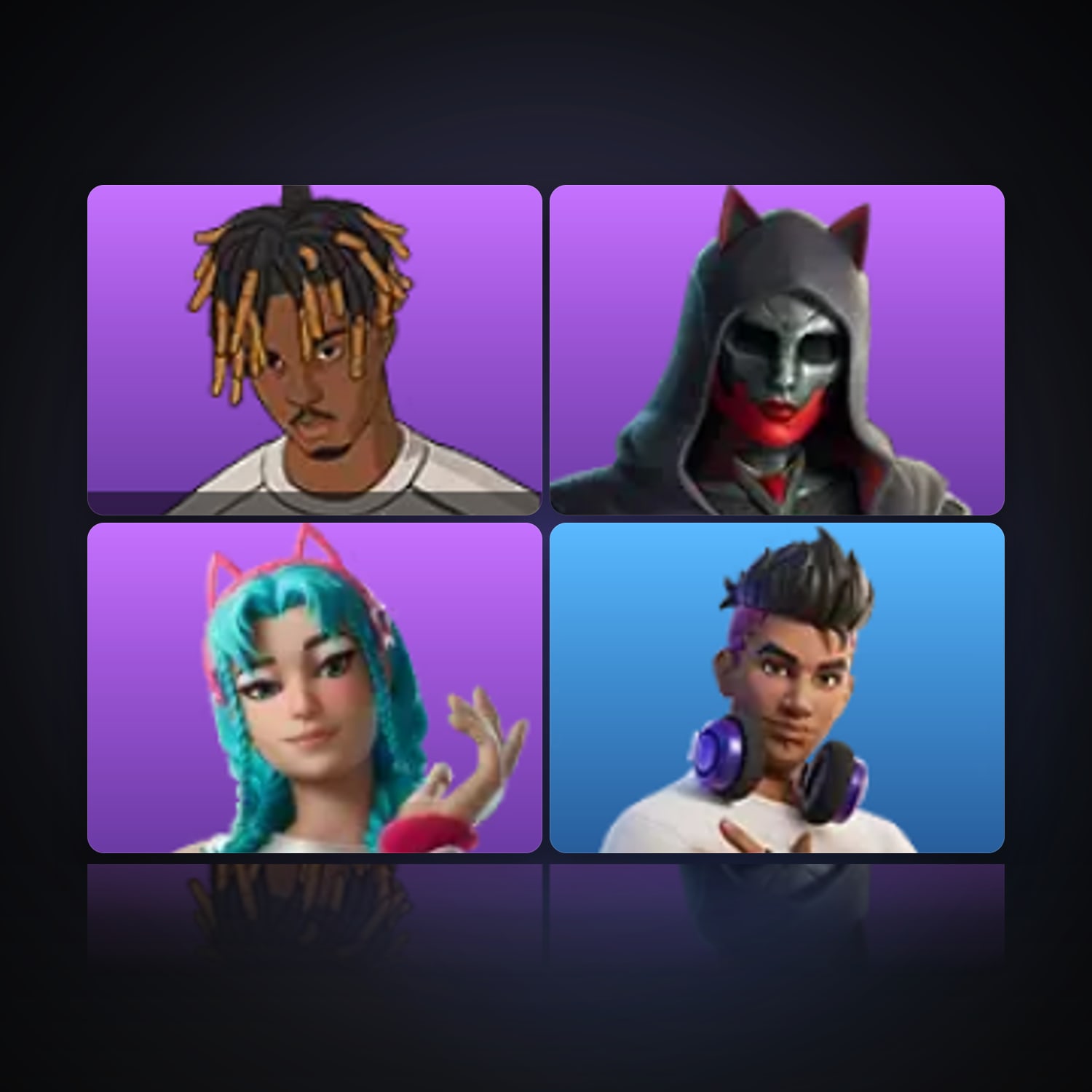 Fortnite | 4 Skins | 400 V-Bucks | Level 302 | 10 Wins — HabibiAccounts