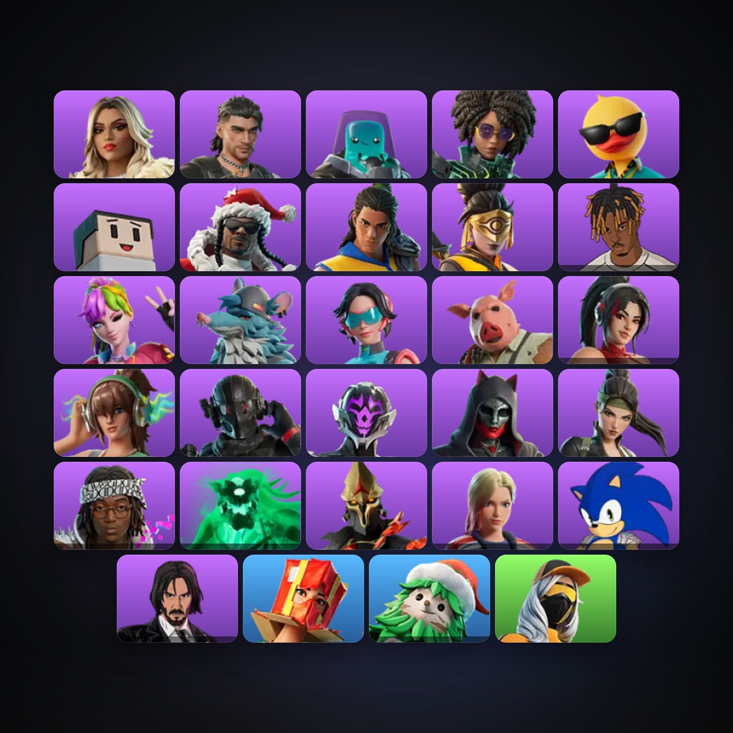 Fortnite | 29 Skins | 1.4K V-Bucks | Level 660 | 88 Wins — HabibiAccounts