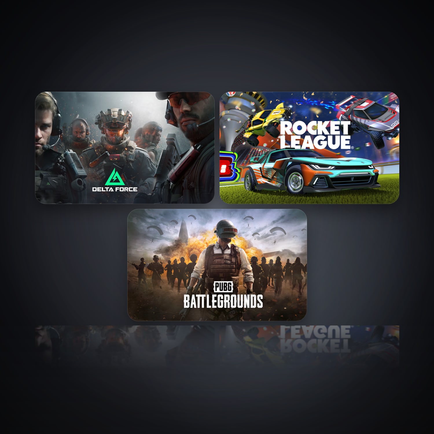 Delta Force & Rocket League | 3 Games — HabibiAccounts