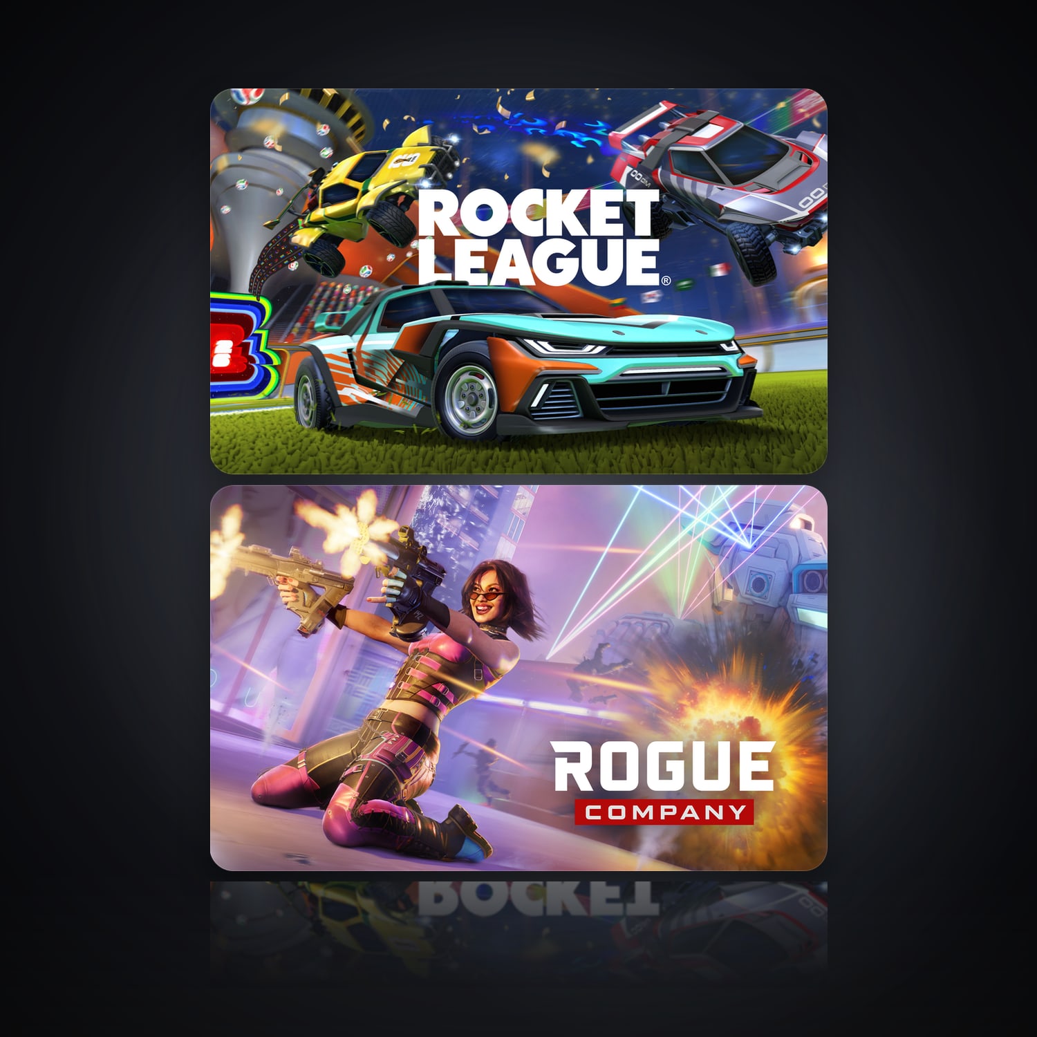 هالحساب إبك فيه Rocket League وRogue Company، IN — HabibiAccounts