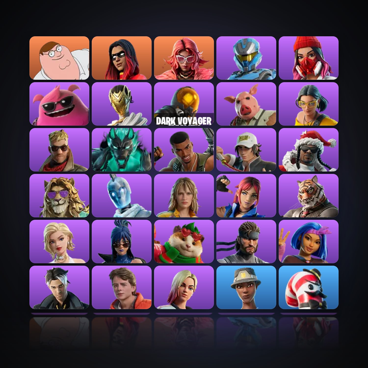 Fortnite | 34 Skins | 1.1K V-Bucks | Level 743 | 35 Wins — HabibiAccounts