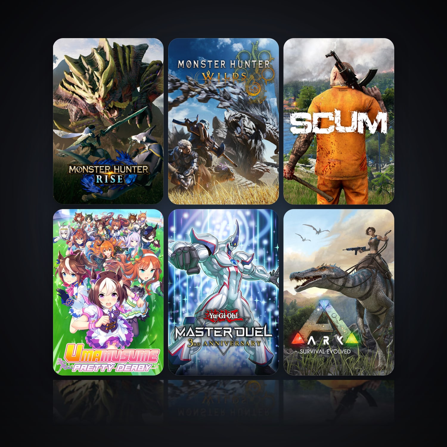 MONSTER HUNTER RISE & Monster Hunter Wilds | 58 Games | Clean — HabibiAccounts