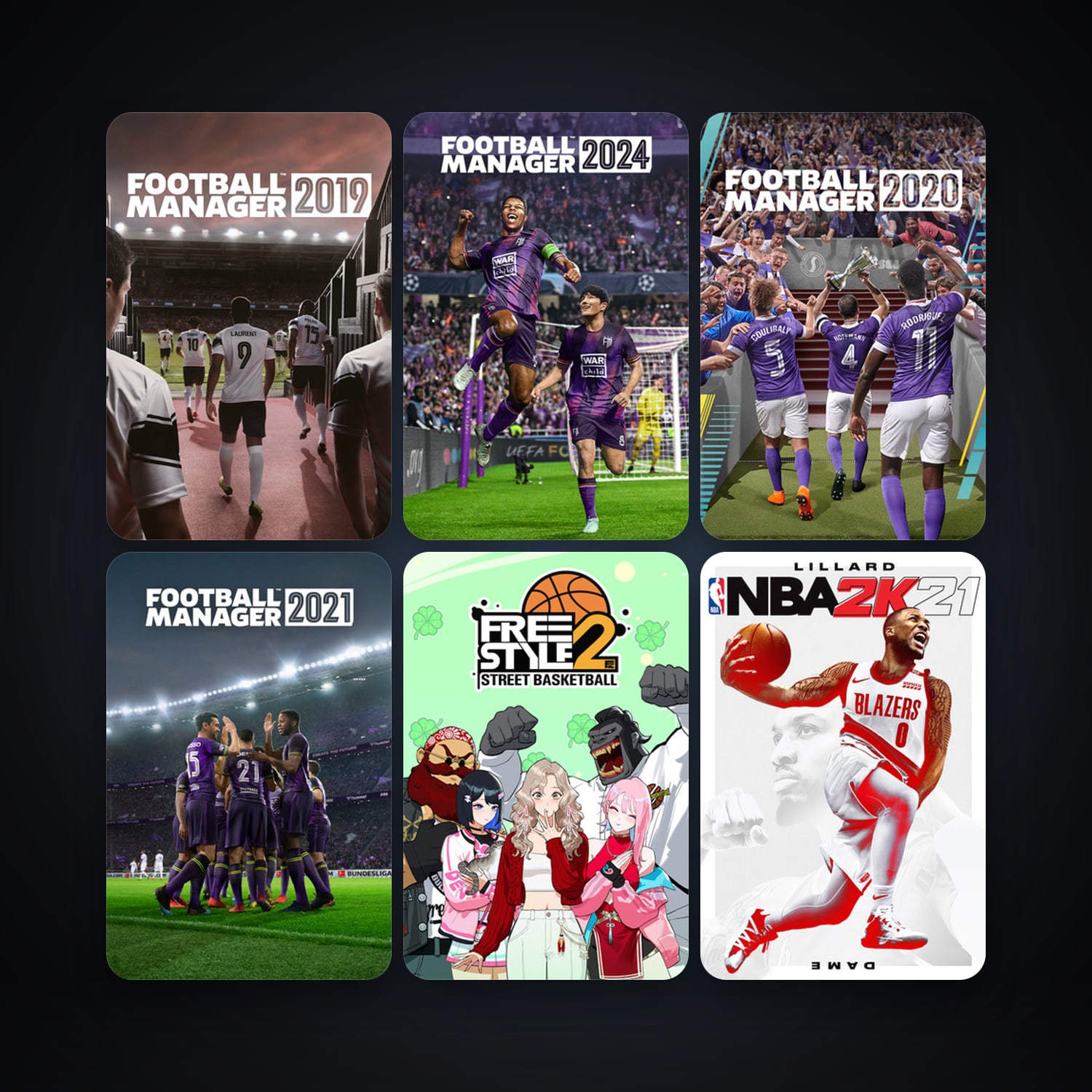 Football Manager 2019 & Football Manager 2024 | 24 Games | Clean — HabibiAccounts