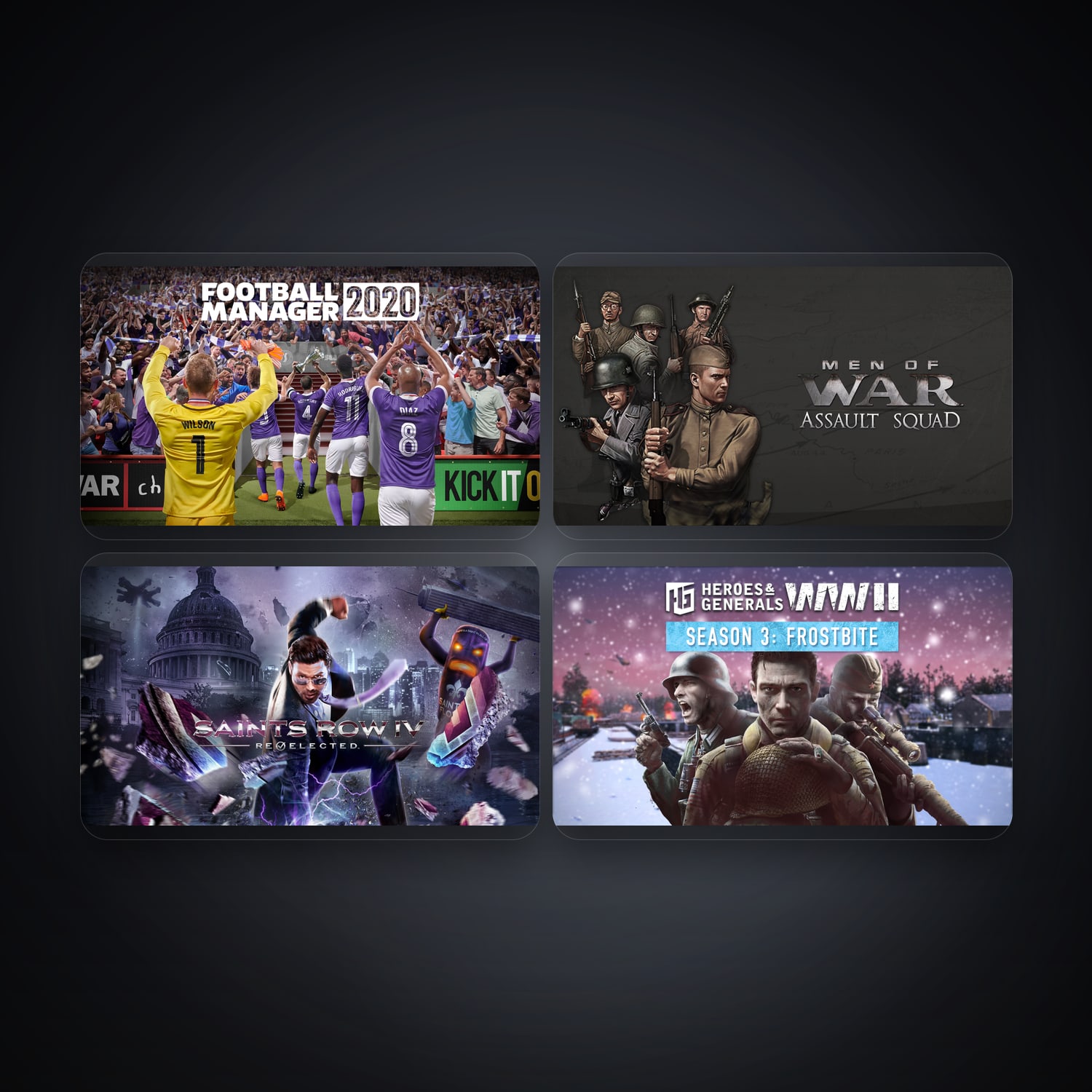 Epic Football Manager 2020 + Men of War Assault Squad — TH — 4 games — HabibiAccounts