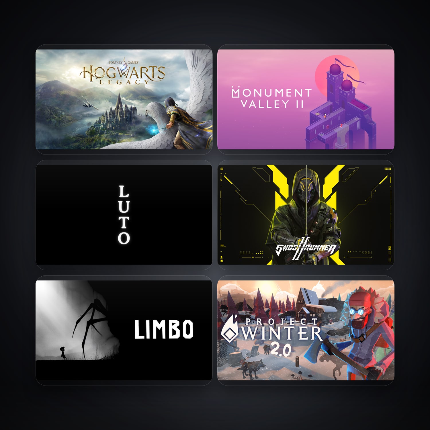 Hogwarts Legacy & Monument Valley II | 33 Games — HabibiAccounts