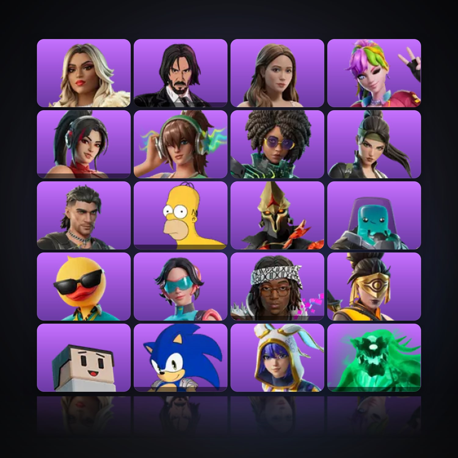 Fortnite | 22 Skins | 1.1K V-Bucks | Level 370 | 10 Wins — HabibiAccounts