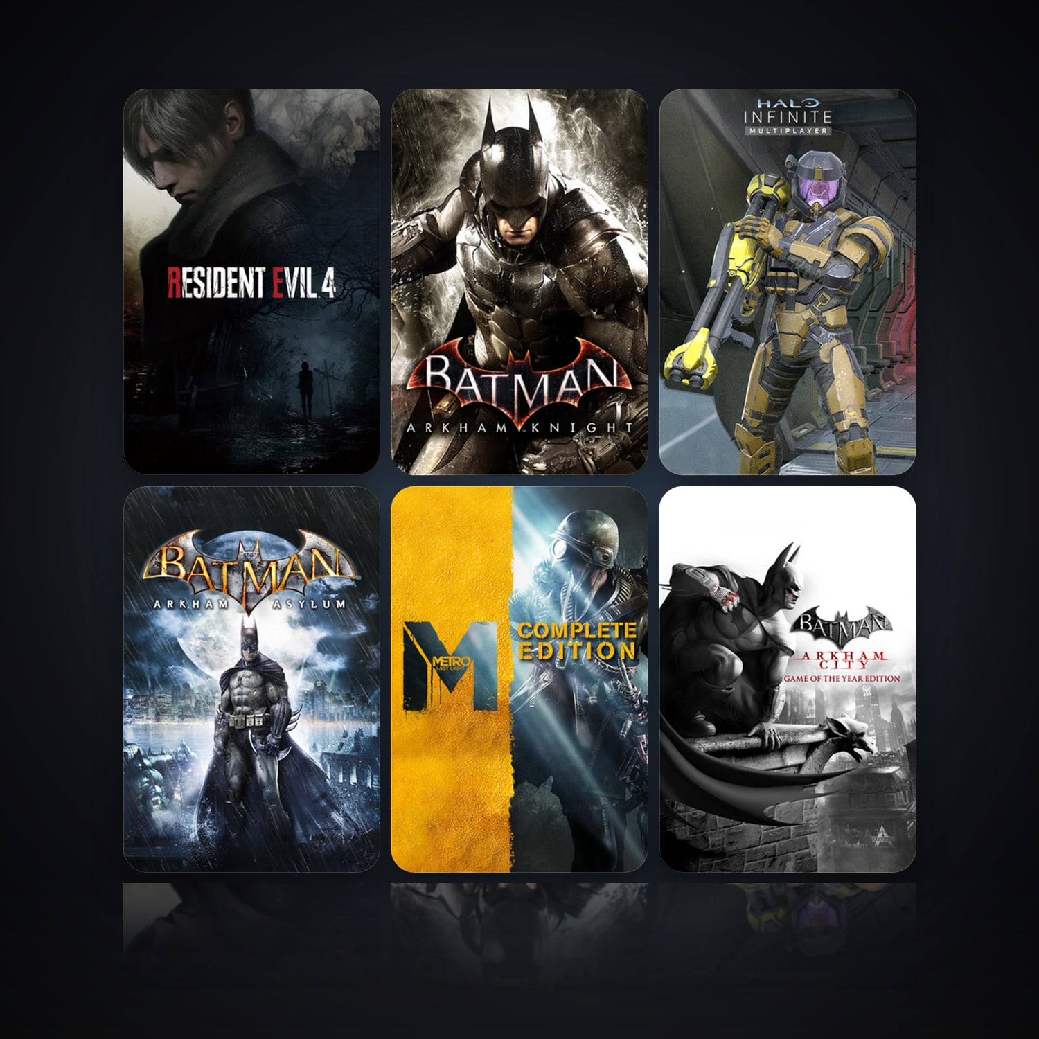 Resident Evil 4 & Batman: Arkham Knight | Clean — HabibiAccounts