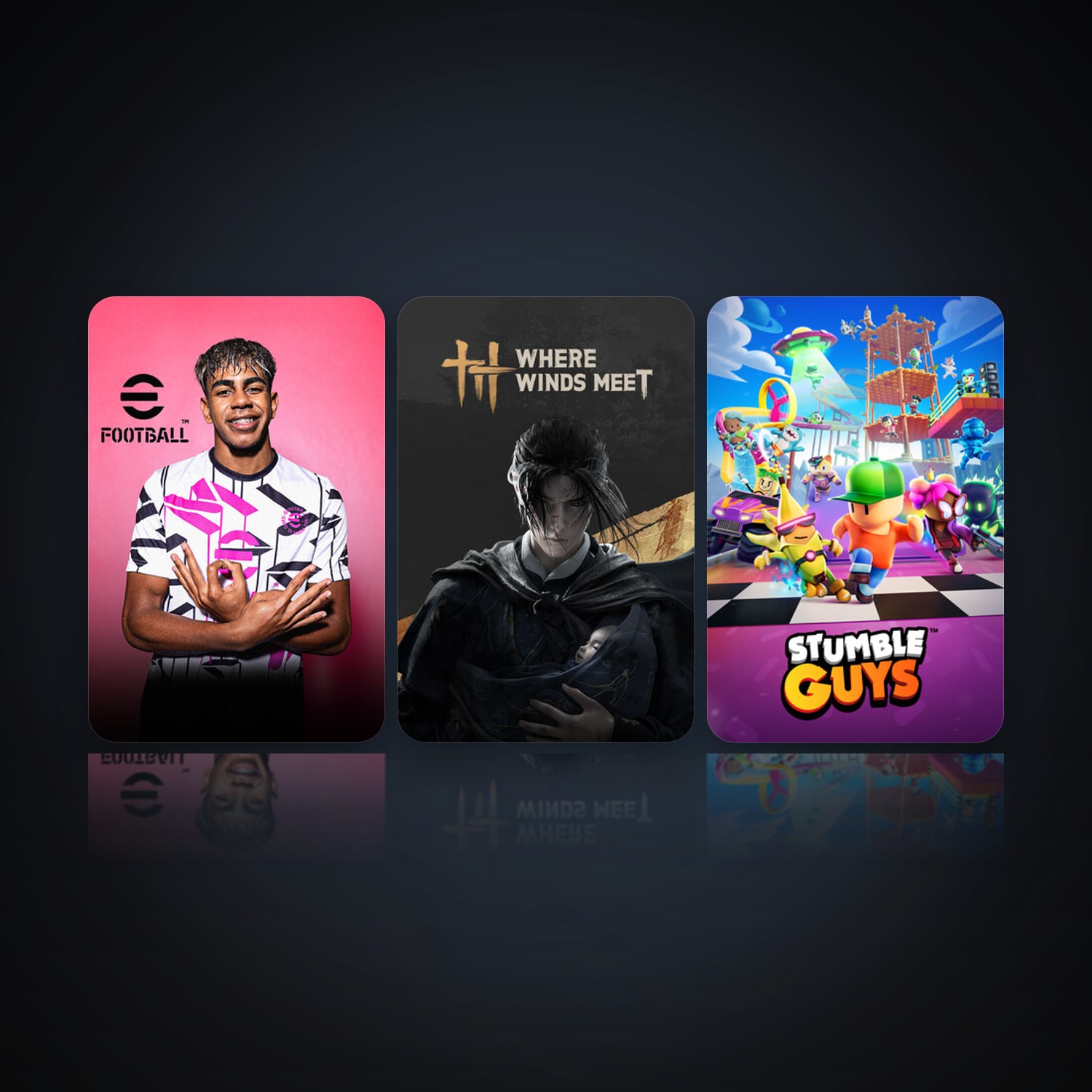 eFootball 2024 & Where Winds Meet — HabibiAccounts
