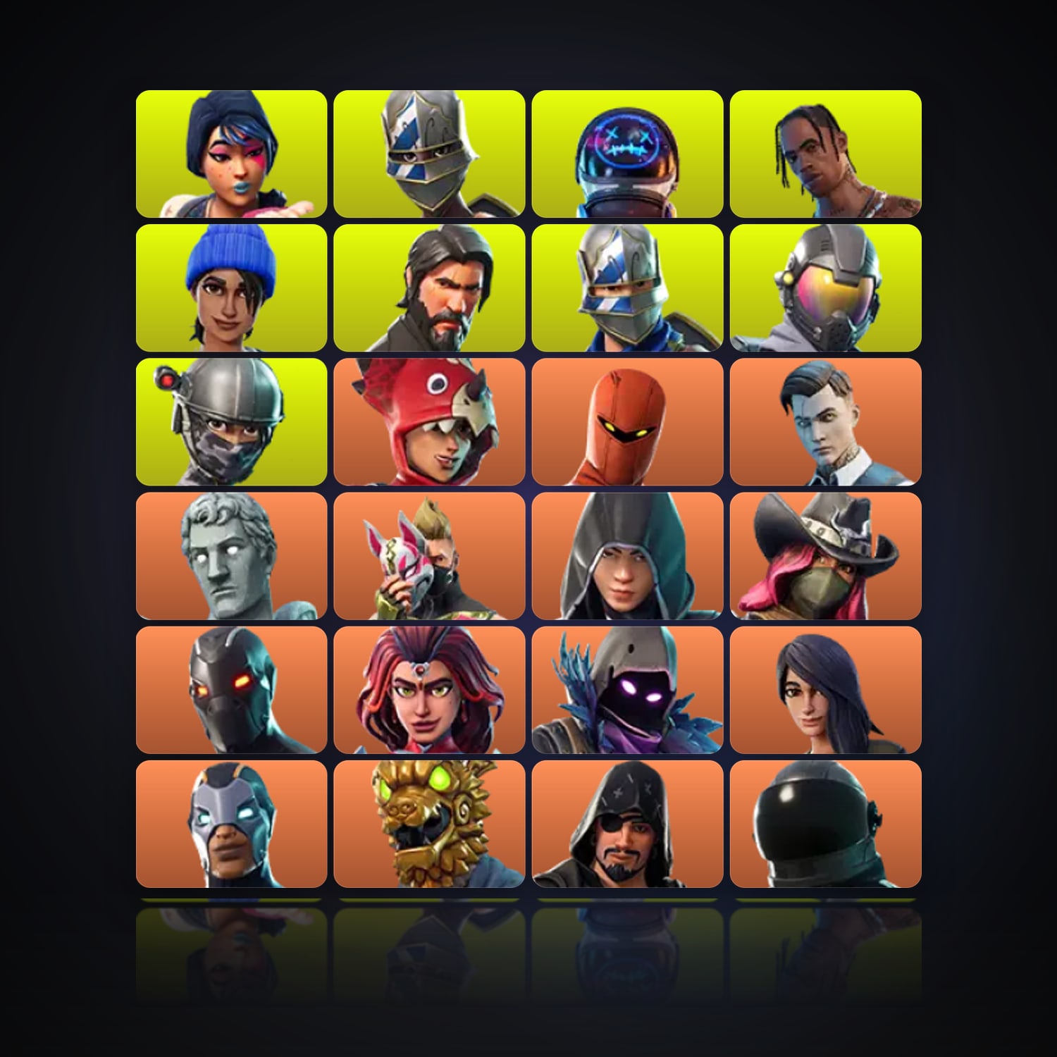 Fortnite | 55 Skins | 2.1K V-Bucks | Level 685 | 378 Wins — HabibiAccounts