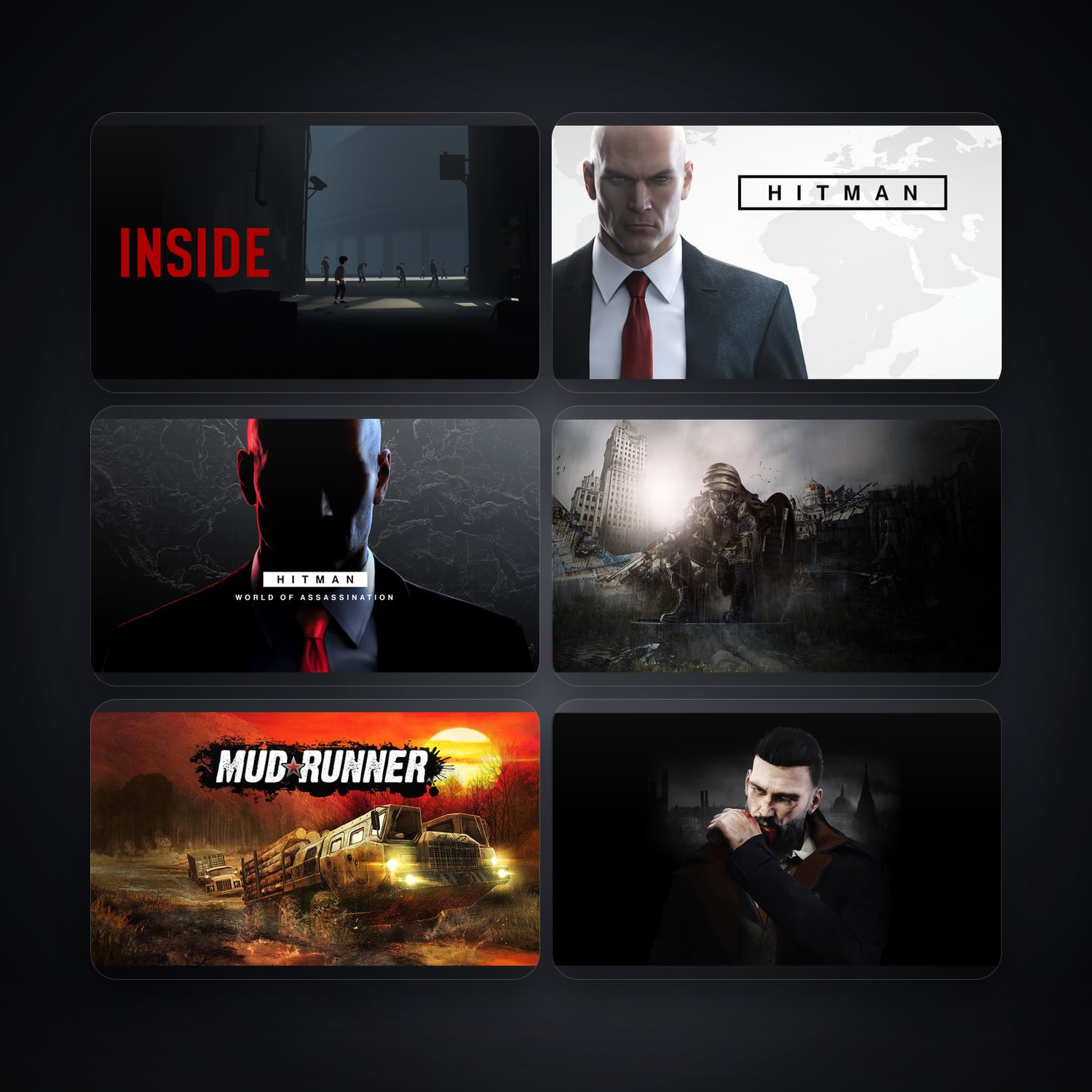 Inside & HITMAN | 65 Games — HabibiAccounts