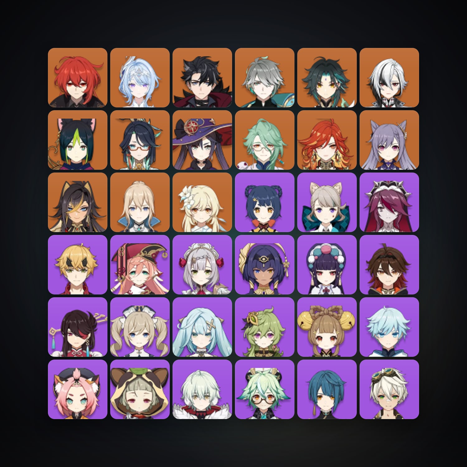Genshin Impact | AR 57 | 59 Chars | 14× 5★ — HabibiAccounts