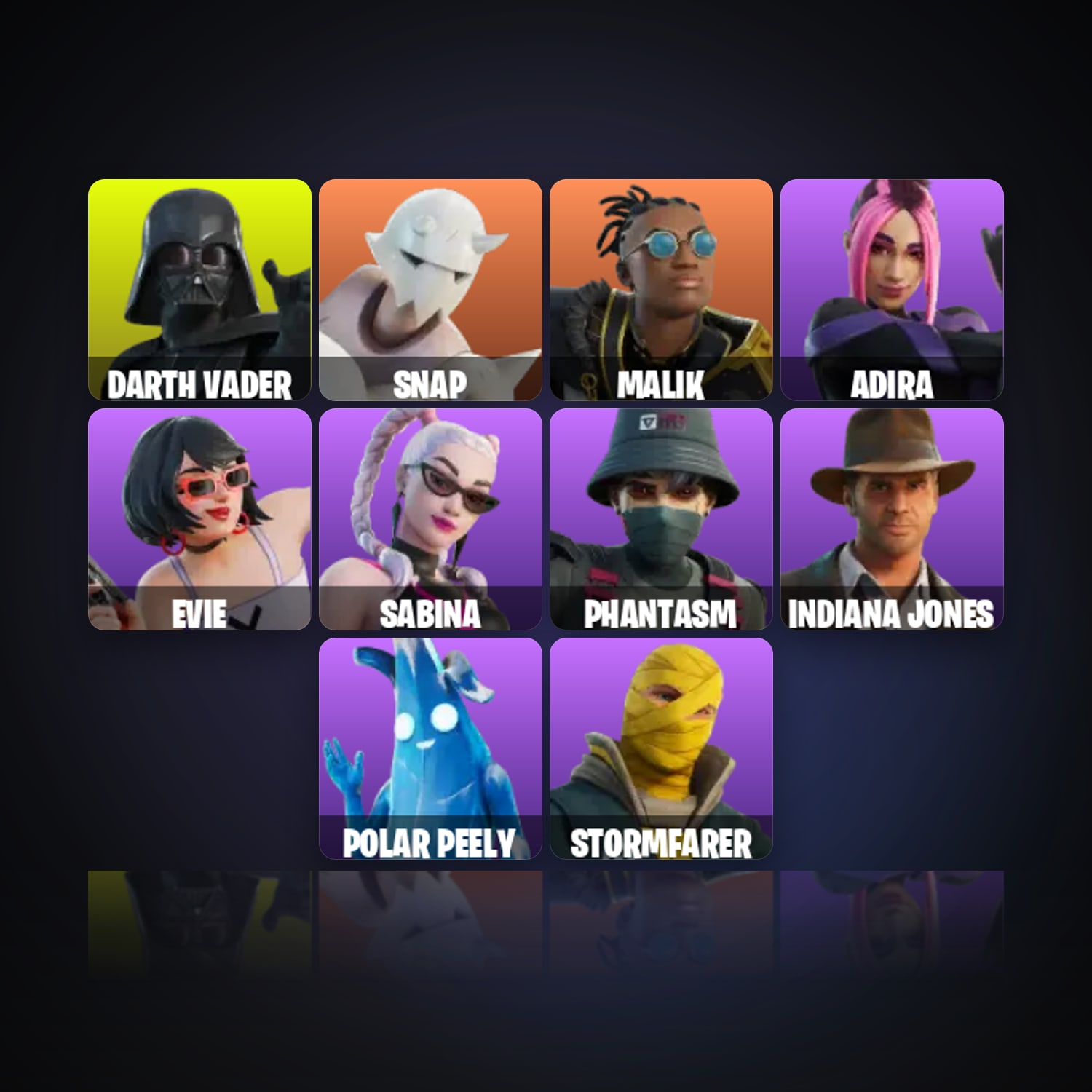 Fortnite | 13 Skins | 350 V-Bucks | Level 515 | 76 Wins — HabibiAccounts