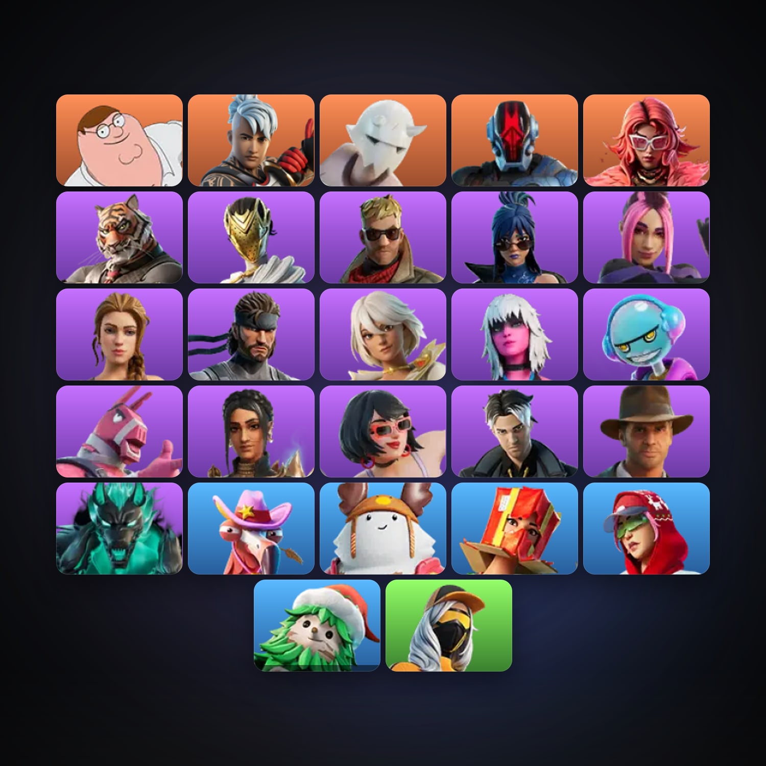 Fortnite | 27 Skins | 450 V-Bucks | Level 423 | 31 Wins — HabibiAccounts
