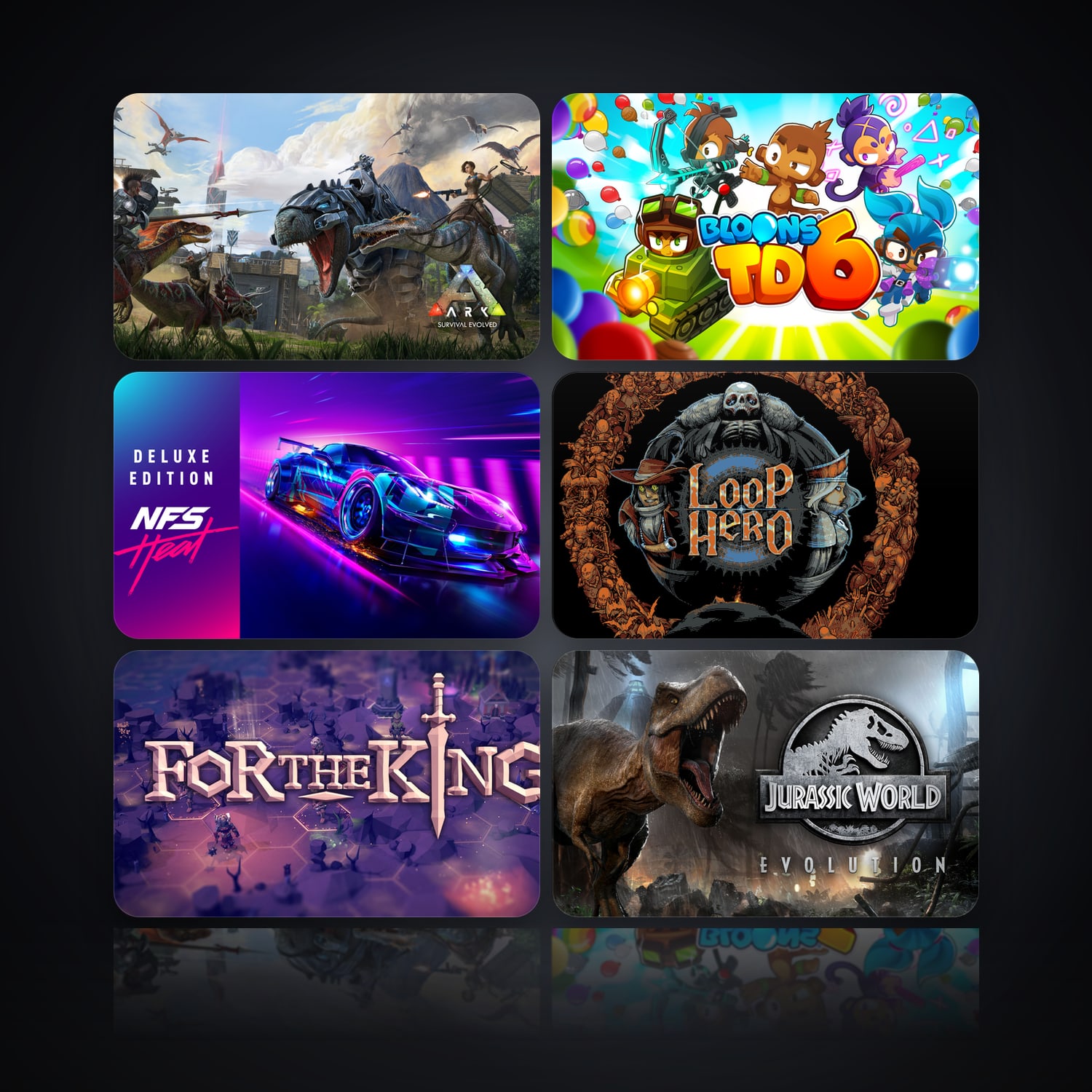 ARK: Survival Evolved & Bloons TD 6 | 12 Games — HabibiAccounts
