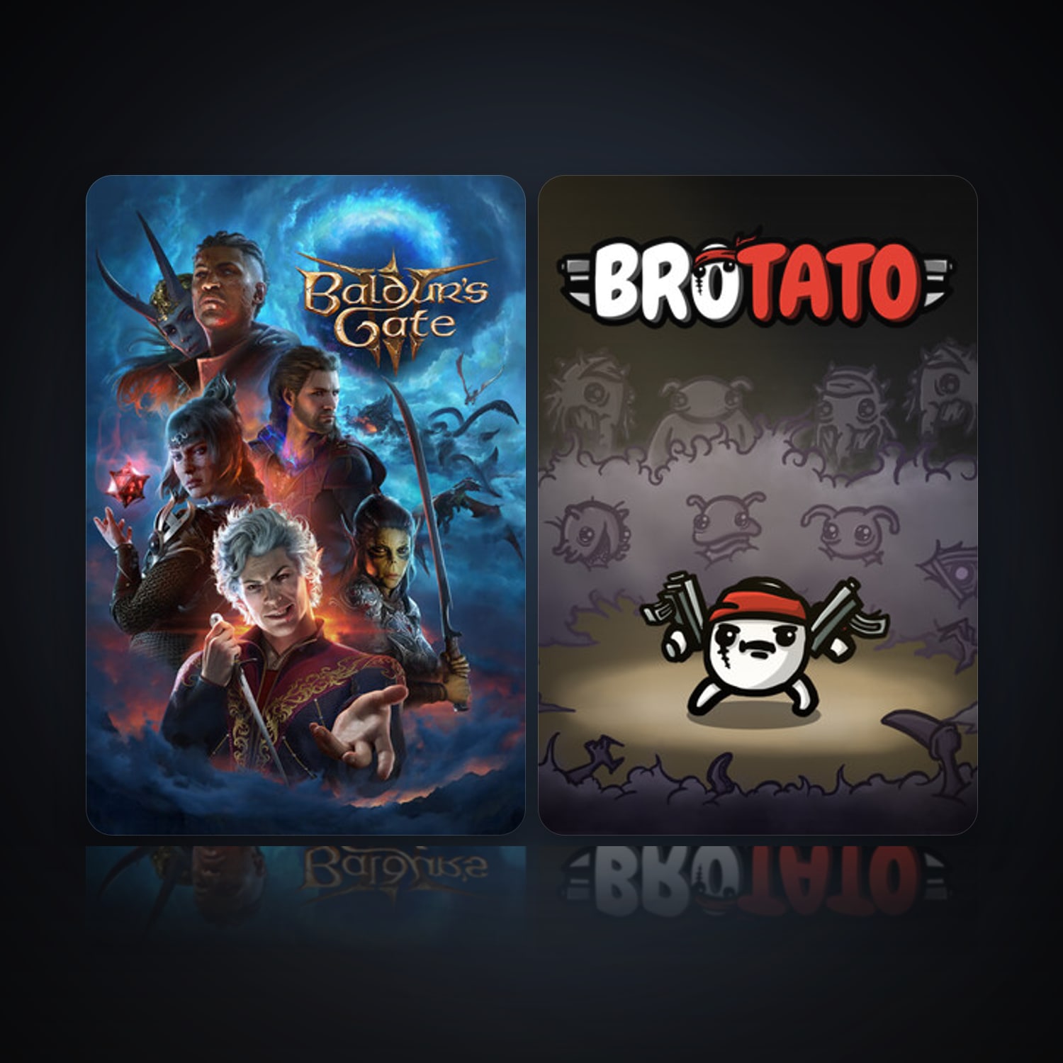 Baldur's Gate 3 & Brotato — HabibiAccounts