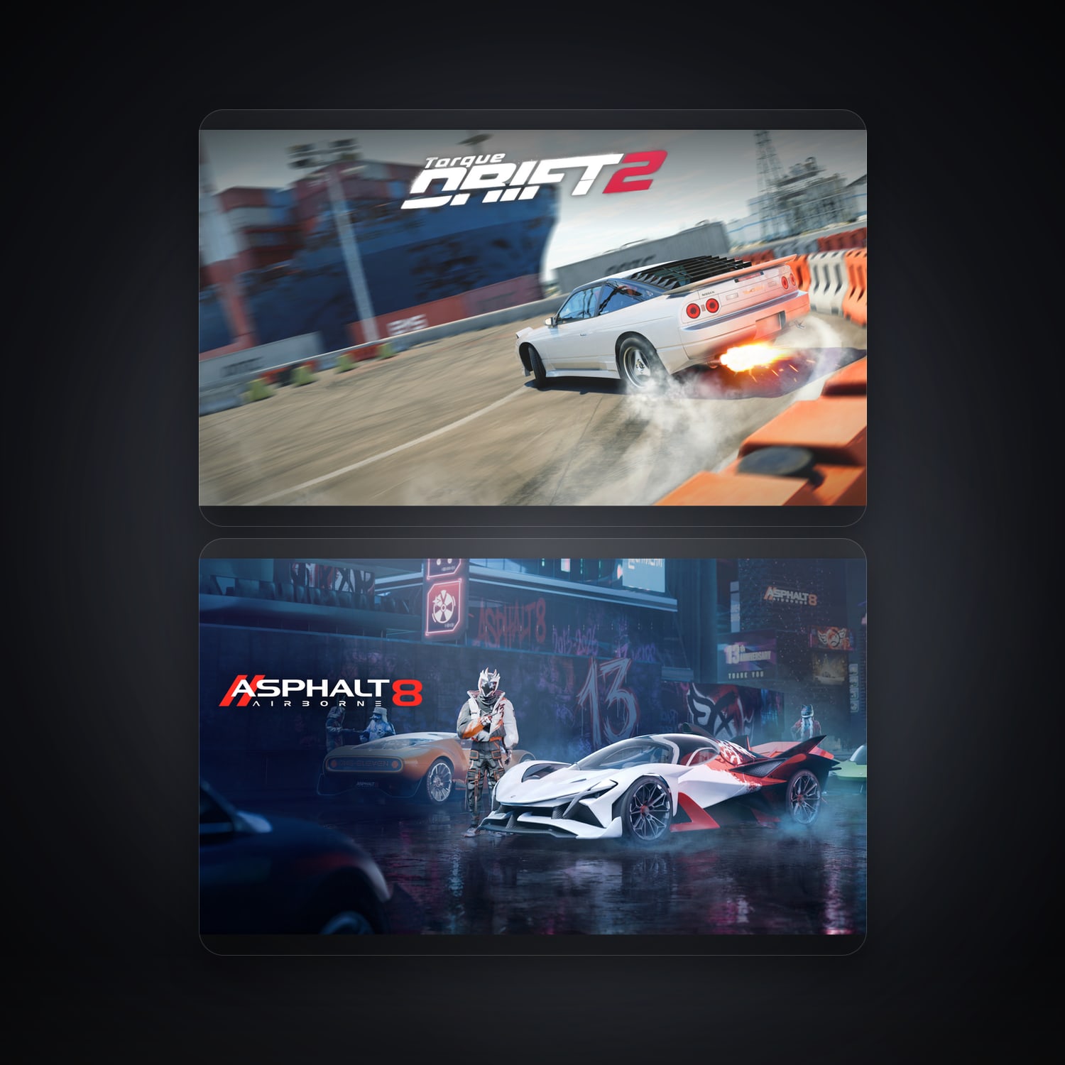 Epic Torque Drift 2 + Asphalt 8 - Car Racing Game — IN — HabibiAccounts