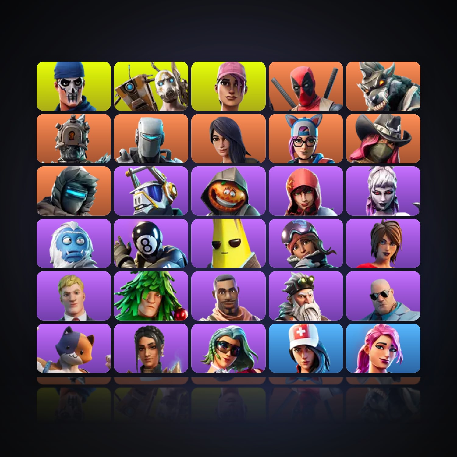 Fortnite | 32 Skins | 200 V-Bucks | Level 450 | 21 Wins — HabibiAccounts