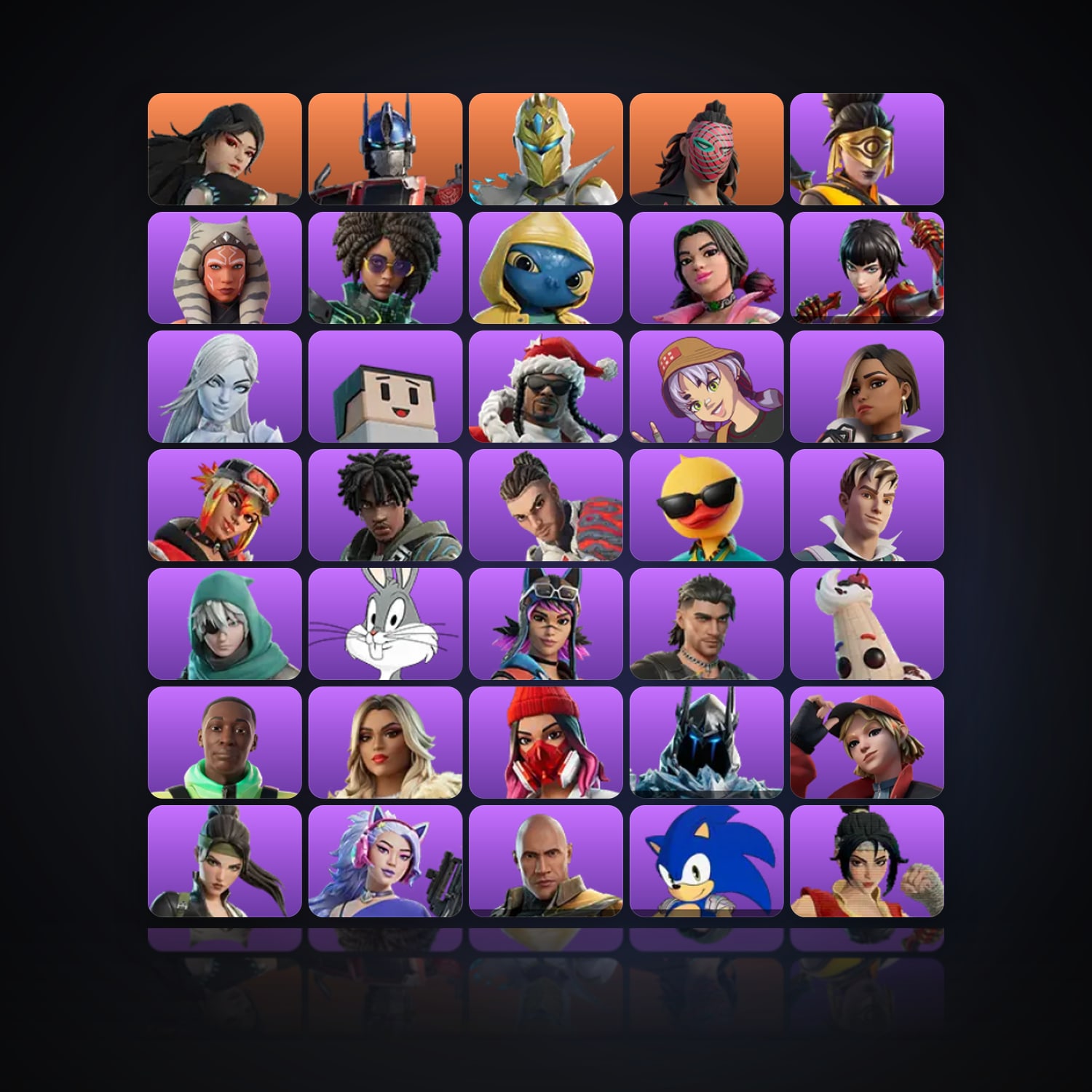 Fortnite | 47 Skins | 650 V-Bucks | Level 890 | 78 Wins — HabibiAccounts