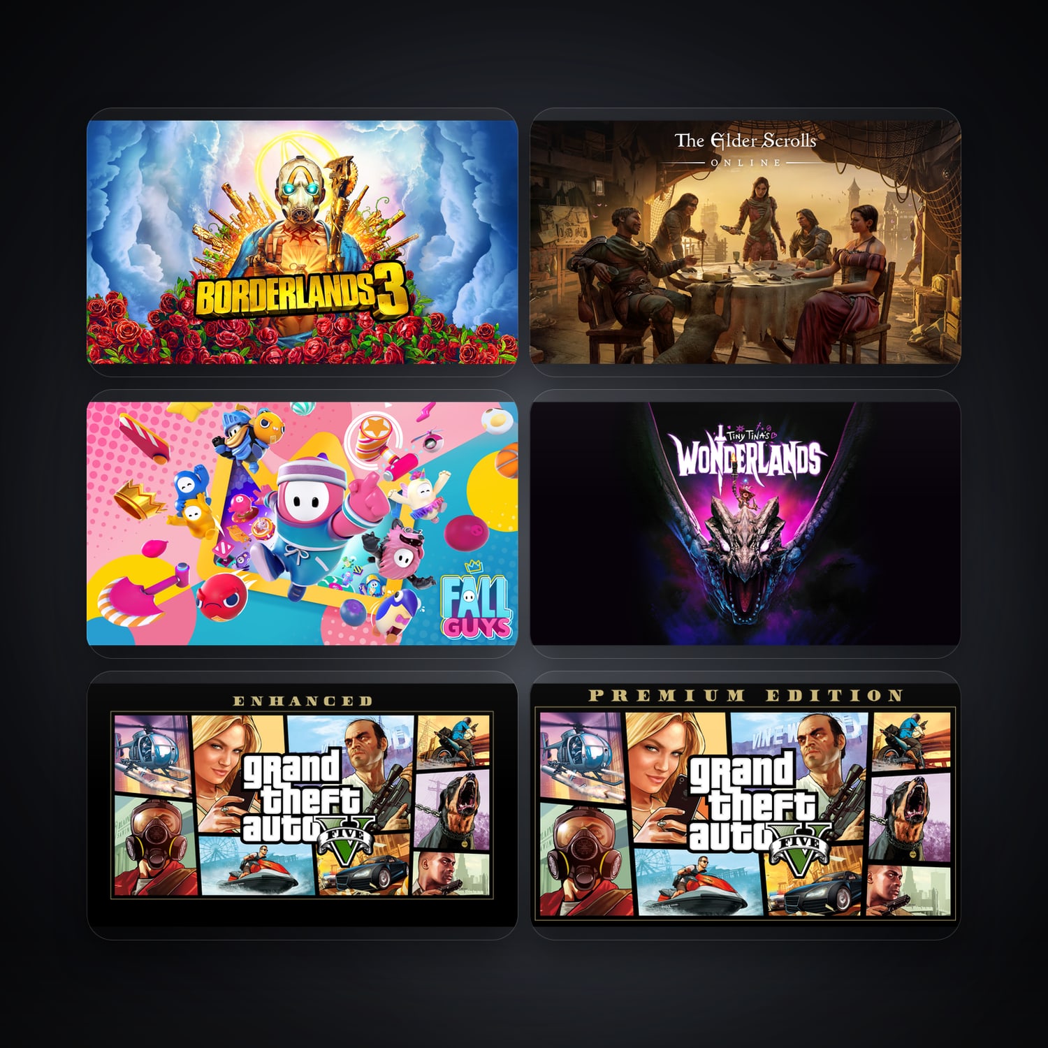 Borderlands 3 & The Elder Scrolls Online | 520 Games — HabibiAccounts