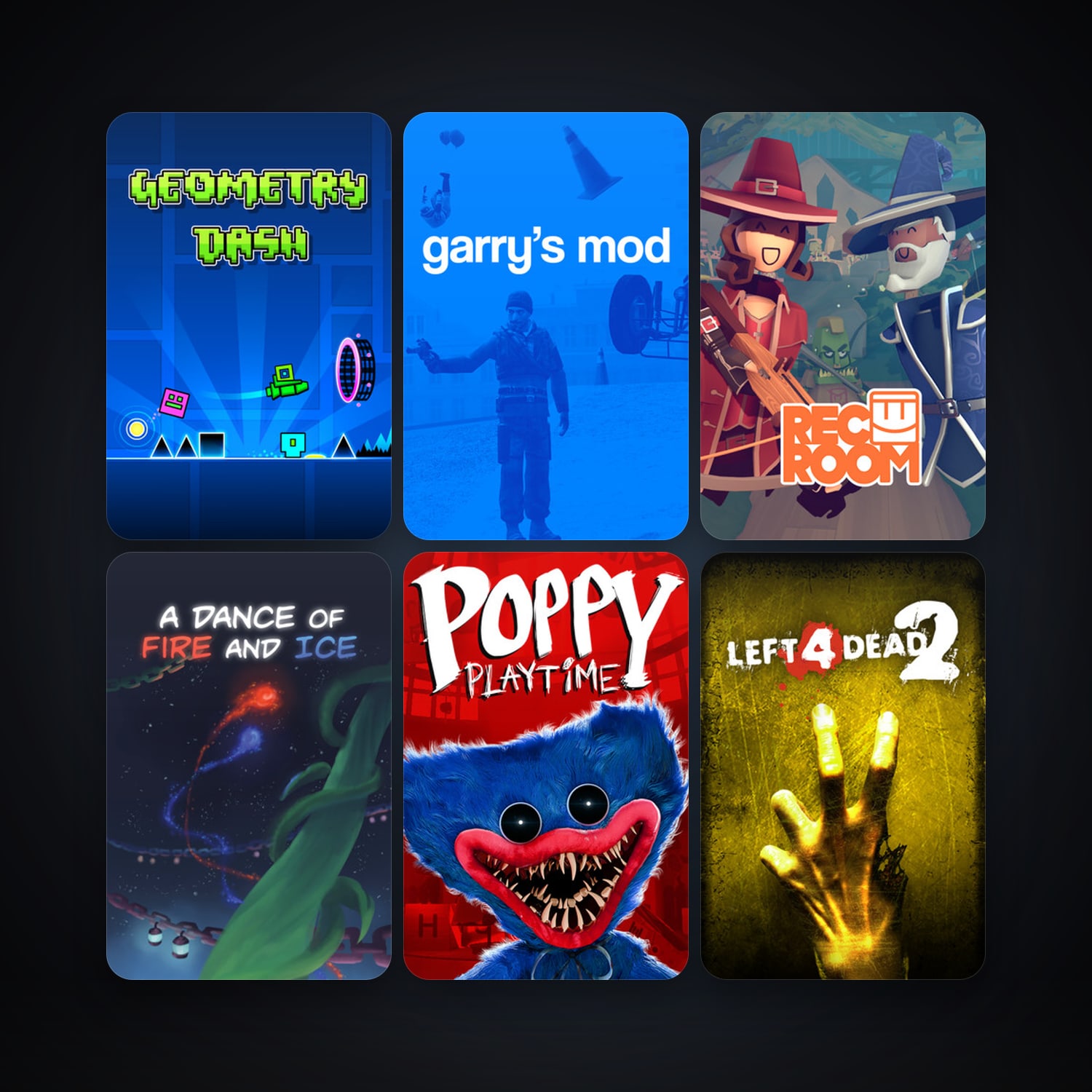 Geometry Dash & Garry's Mod | 46 Games | Clean — HabibiAccounts