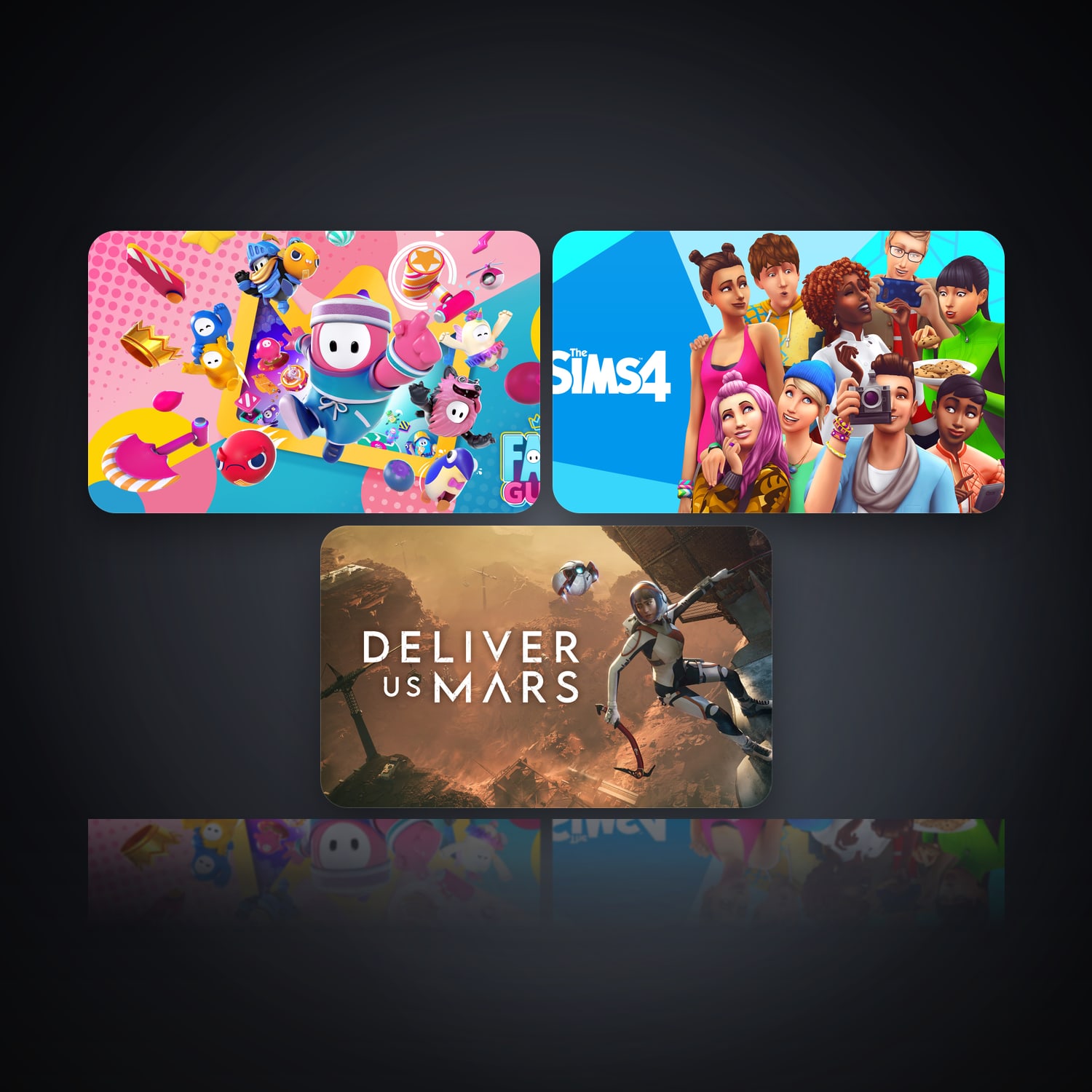 هالحساب إبك فيه Fall Guys وThe Sims 4، RO، 3 ألعاب — HabibiAccounts
