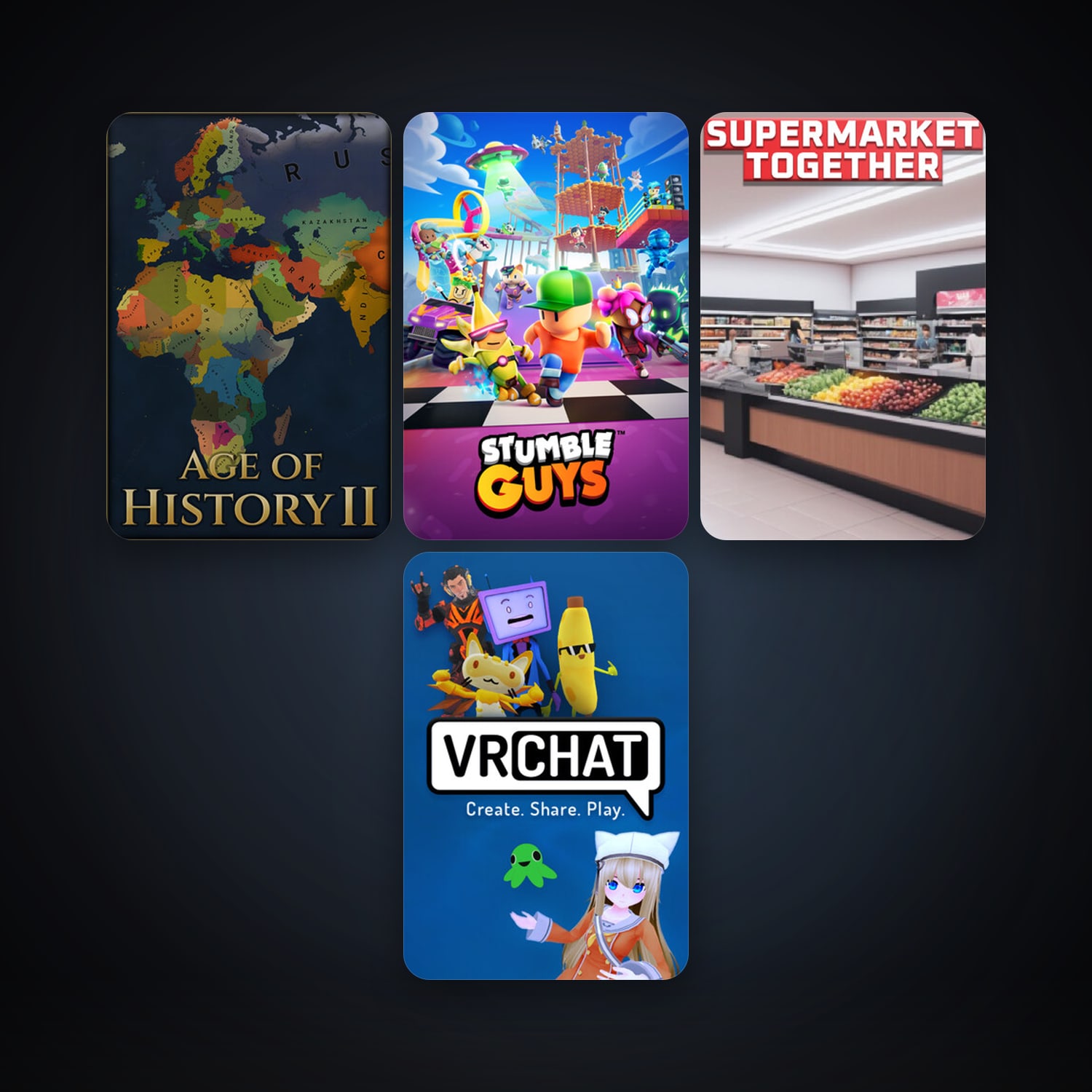 Age of History II & Free CS2 (No Prime) | 15 Games | Clean — HabibiAccounts