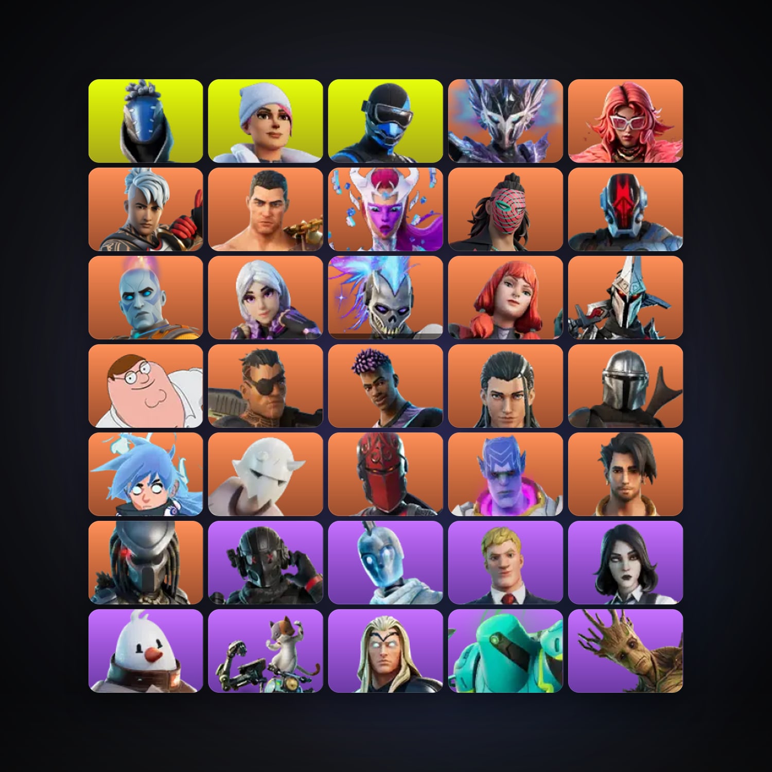 Fortnite | 140 Skins | 1.8K V-Bucks | Level 2783 | 196 Wins — HabibiAccounts
