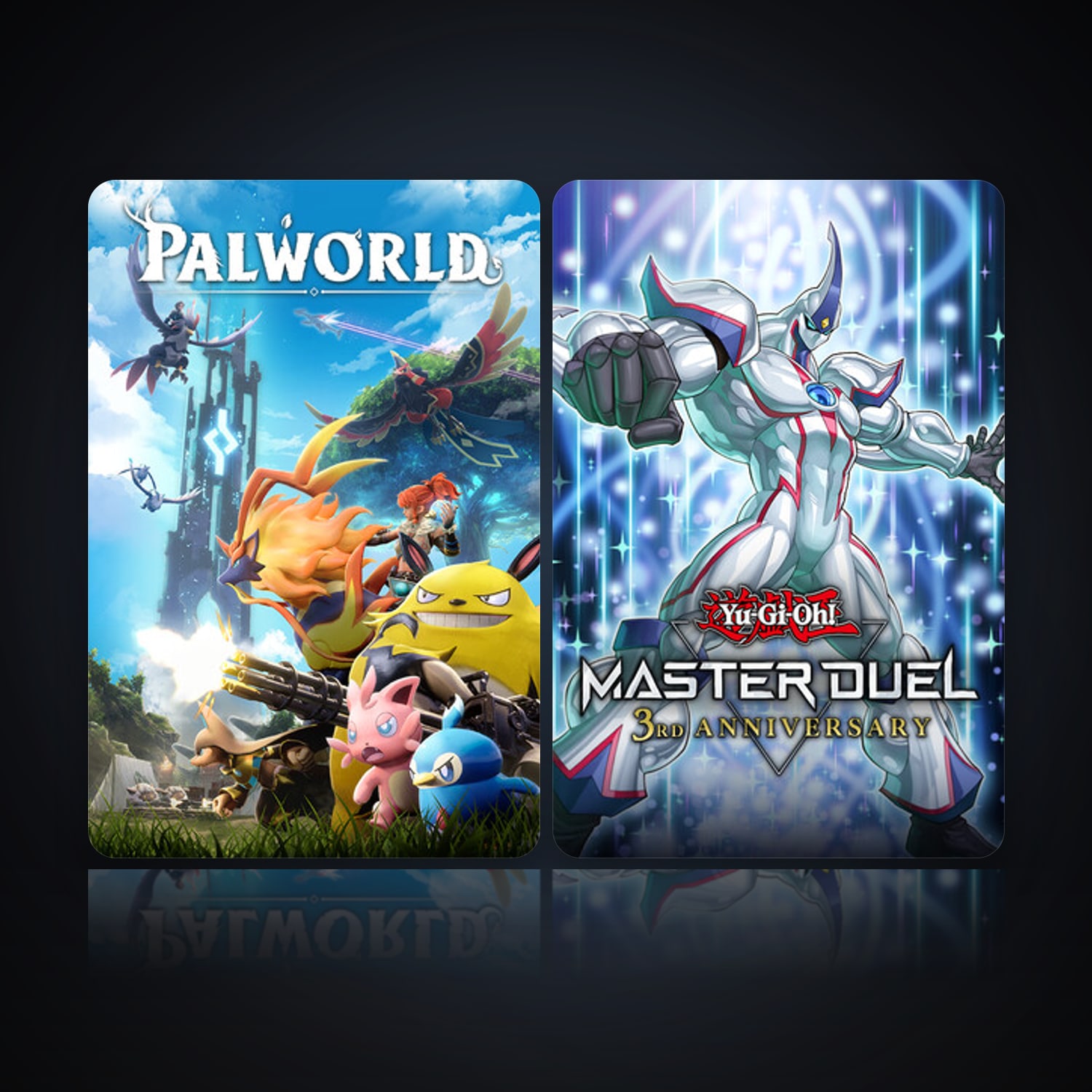 Palworld & Yu-Gi-Oh! Master Duel — HabibiAccounts