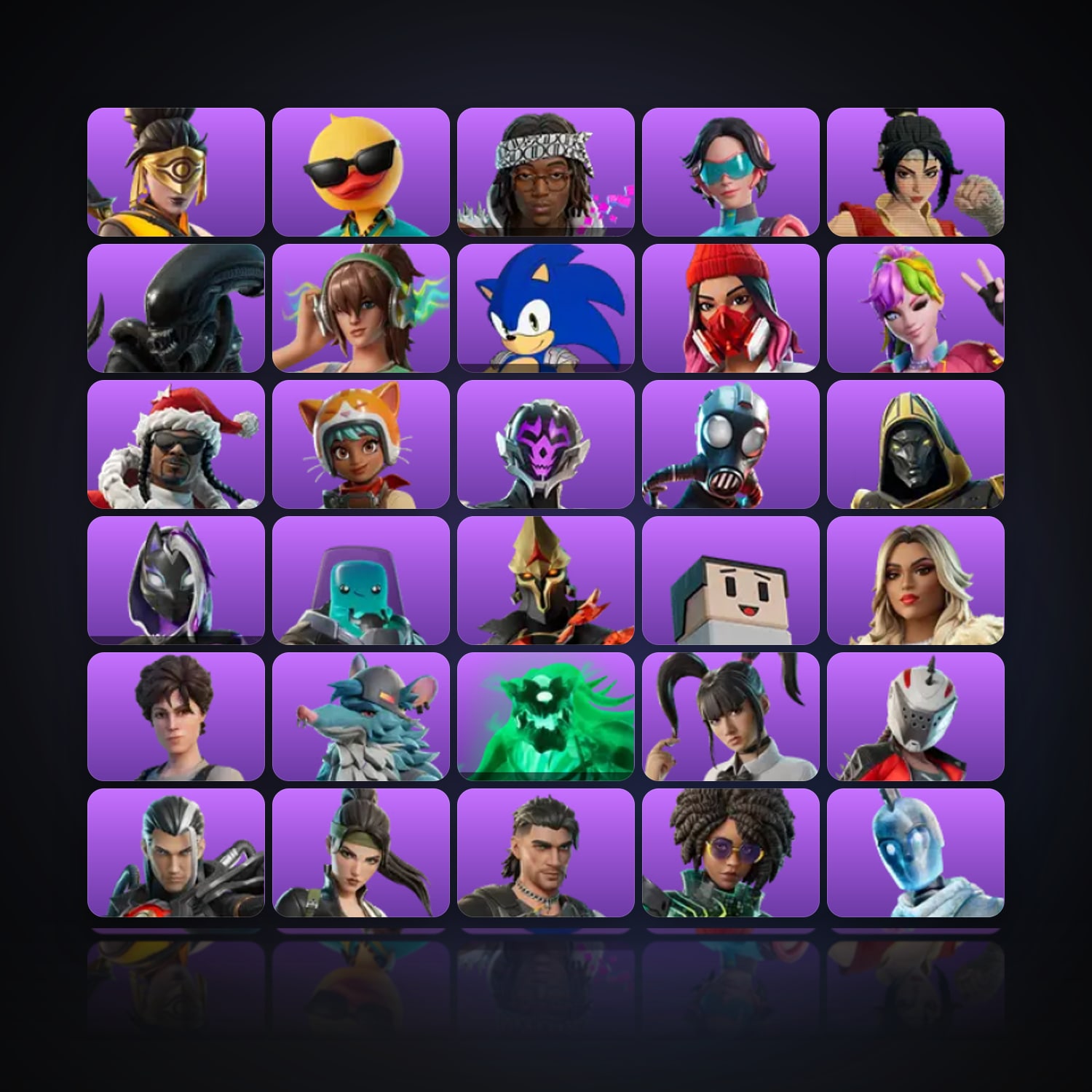 Fortnite | 36 Skins | 1.6K V-Bucks | Level 908 | 92 Wins — HabibiAccounts
