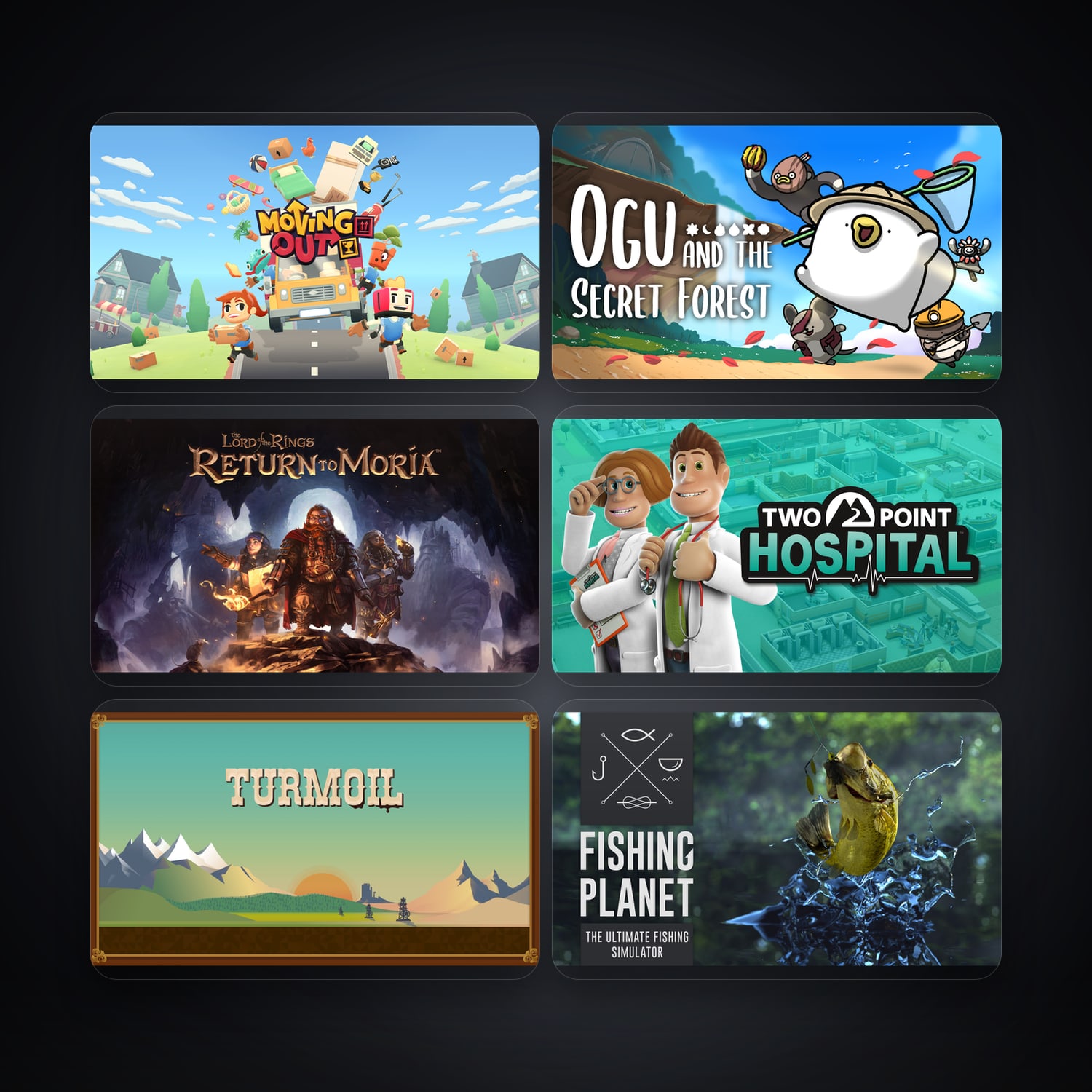 Moving Out & Ogu and the Secret Forest | 8 Games — HabibiAccounts