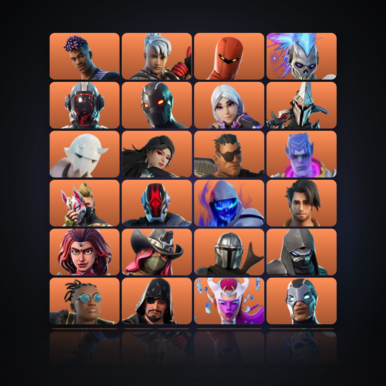 Fortnite | 128 Skins | 200 V-Bucks | Level 1779 | 126 Wins — HabibiAccounts