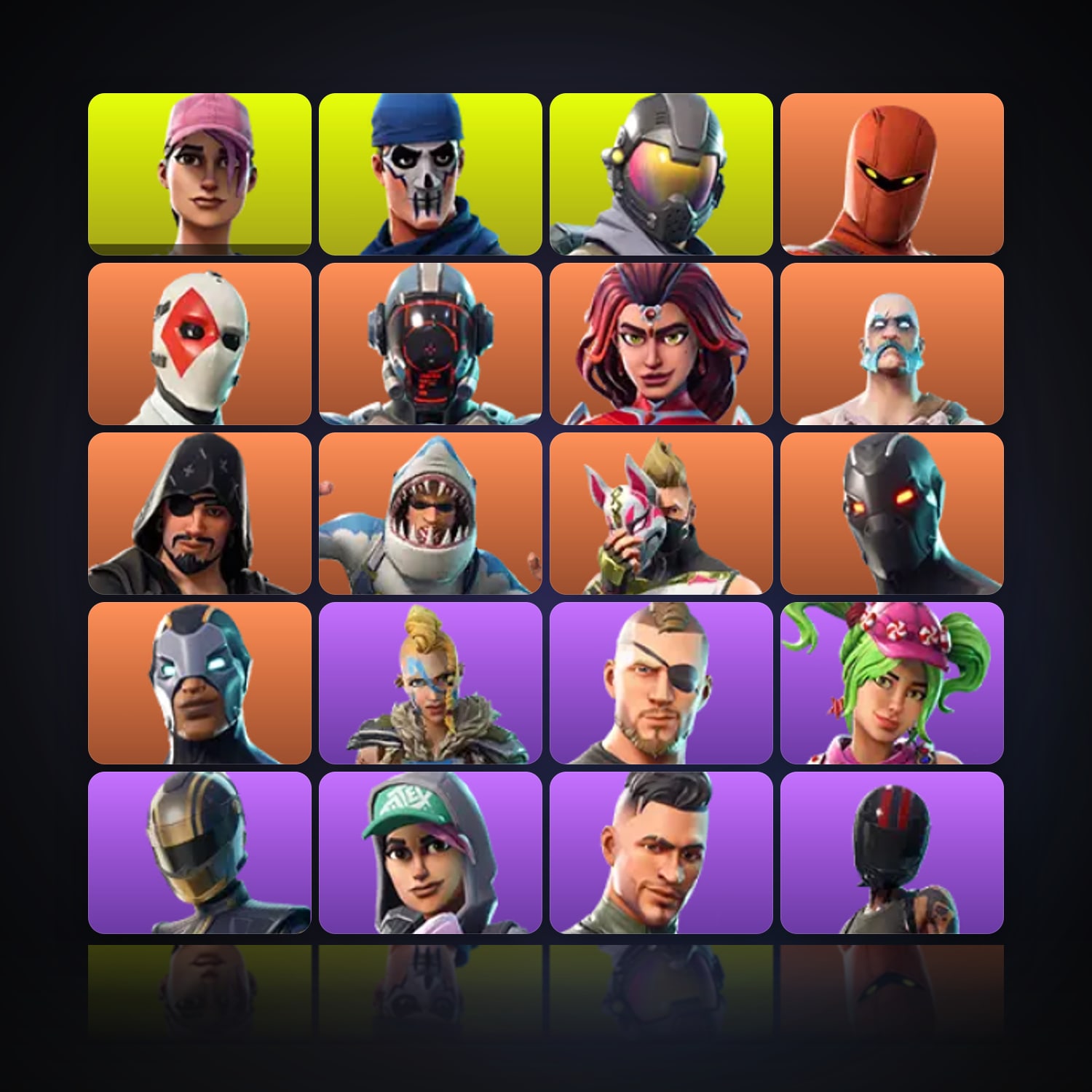 Fortnite | 25 Skins | 400 V-Bucks | Level 454 | 132 Wins — HabibiAccounts