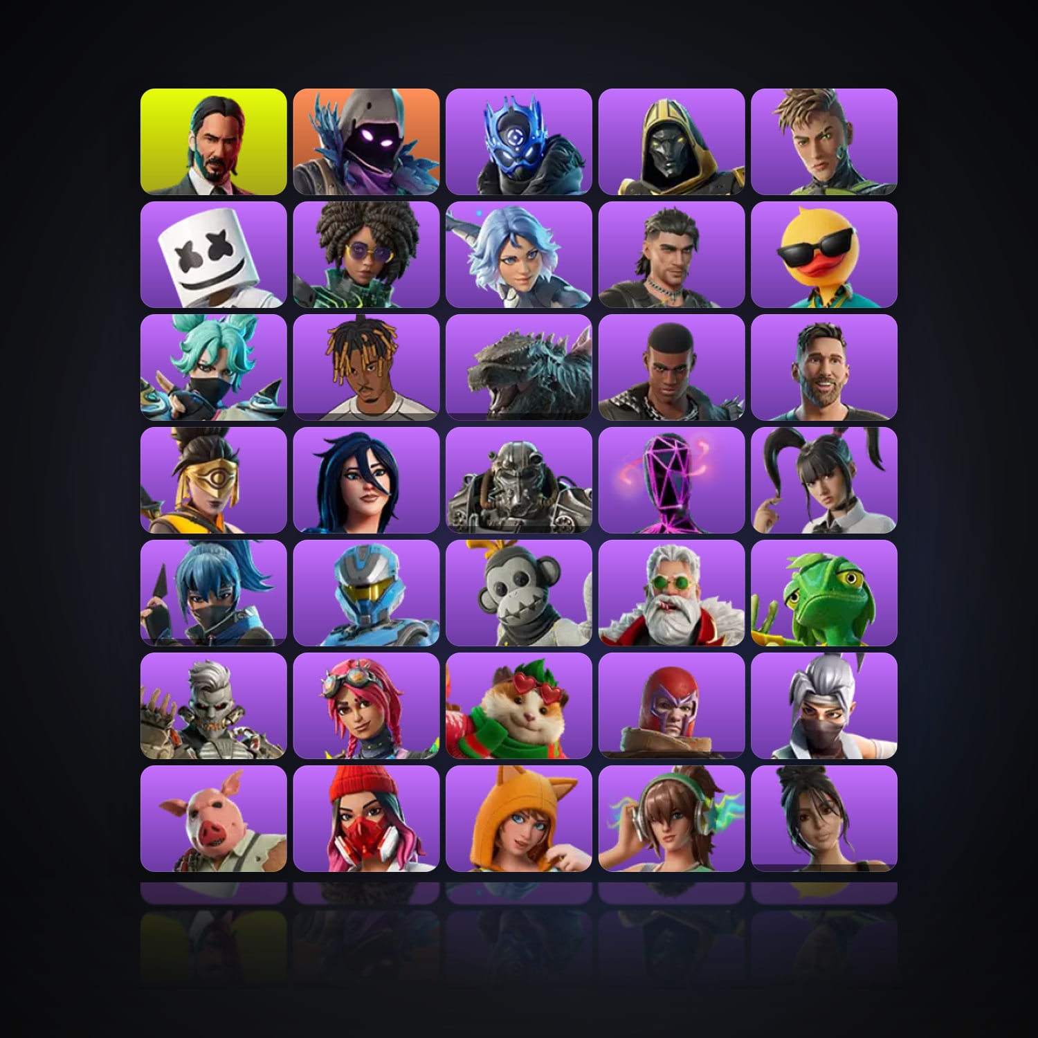 Fortnite | 78 Skins | 400 V-Bucks | Level 3703 | 266 Wins — HabibiAccounts