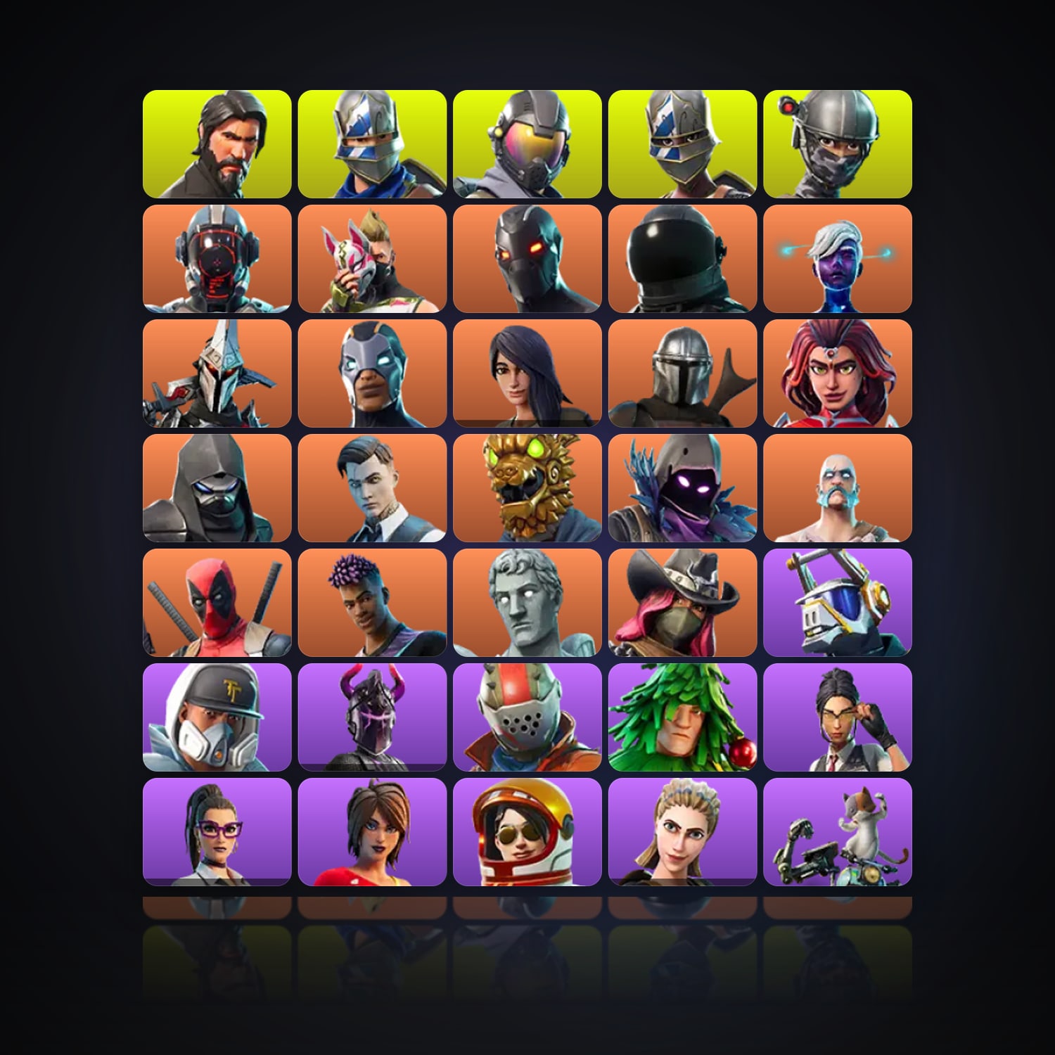 Fortnite | 82 Skins | 450 V-Bucks | Level 1444 | 325 Wins — HabibiAccounts