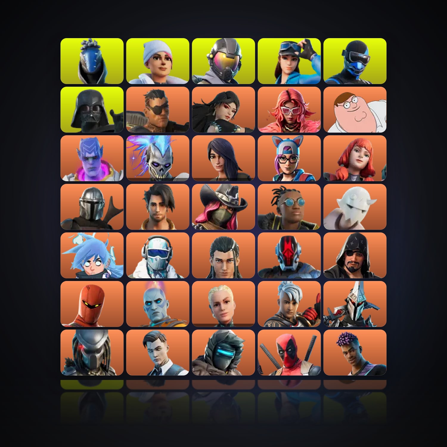 Fortnite | 195 Skins | 200 V-Bucks | Level 2308 | 175 Wins — HabibiAccounts