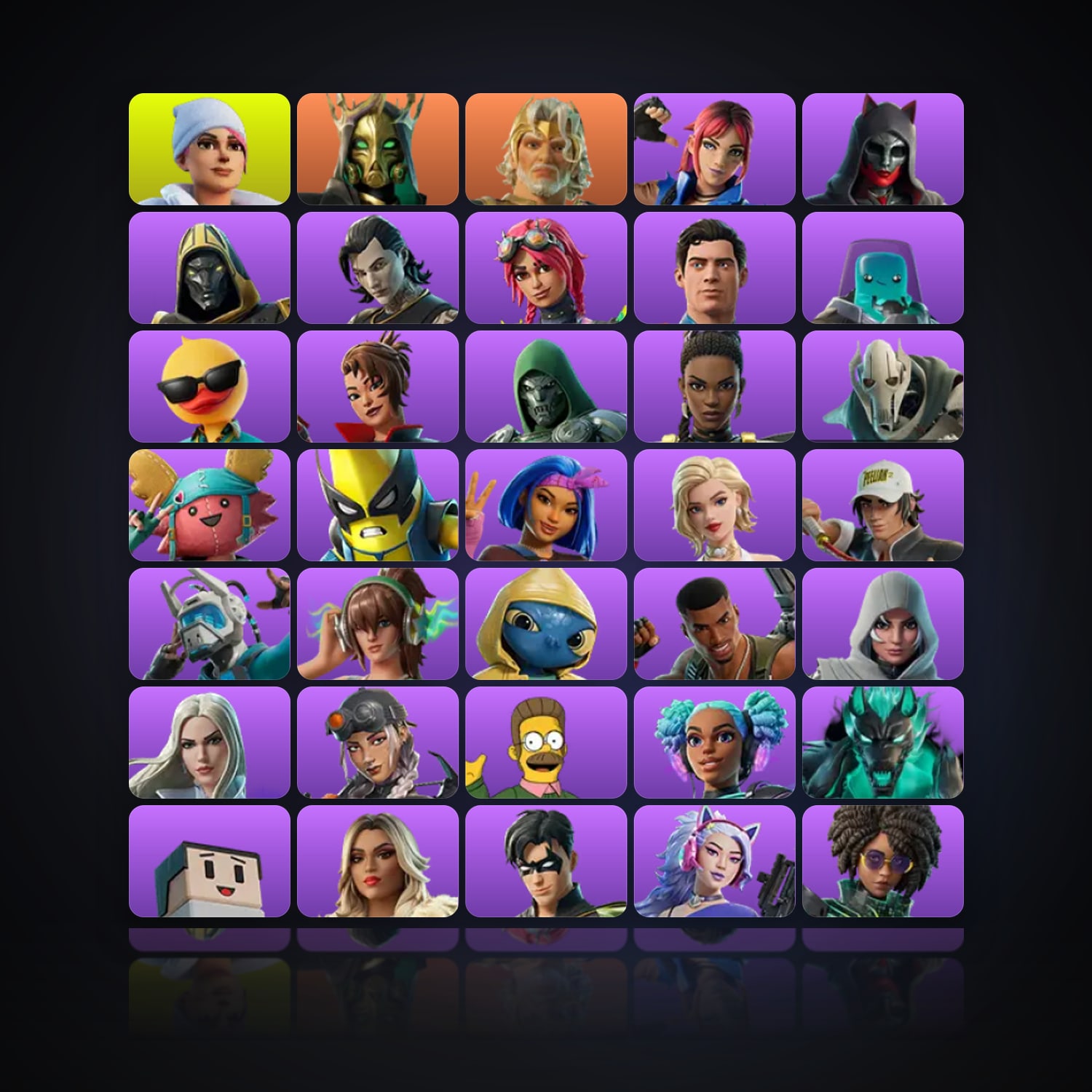 Fortnite | 147 Skins | 550 V-Bucks | Level 2494 | 241 Wins — HabibiAccounts