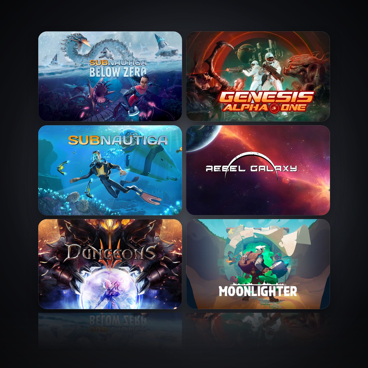 Subnautica Below Zero & Genesis Alpha One | 134 Games — HabibiAccounts