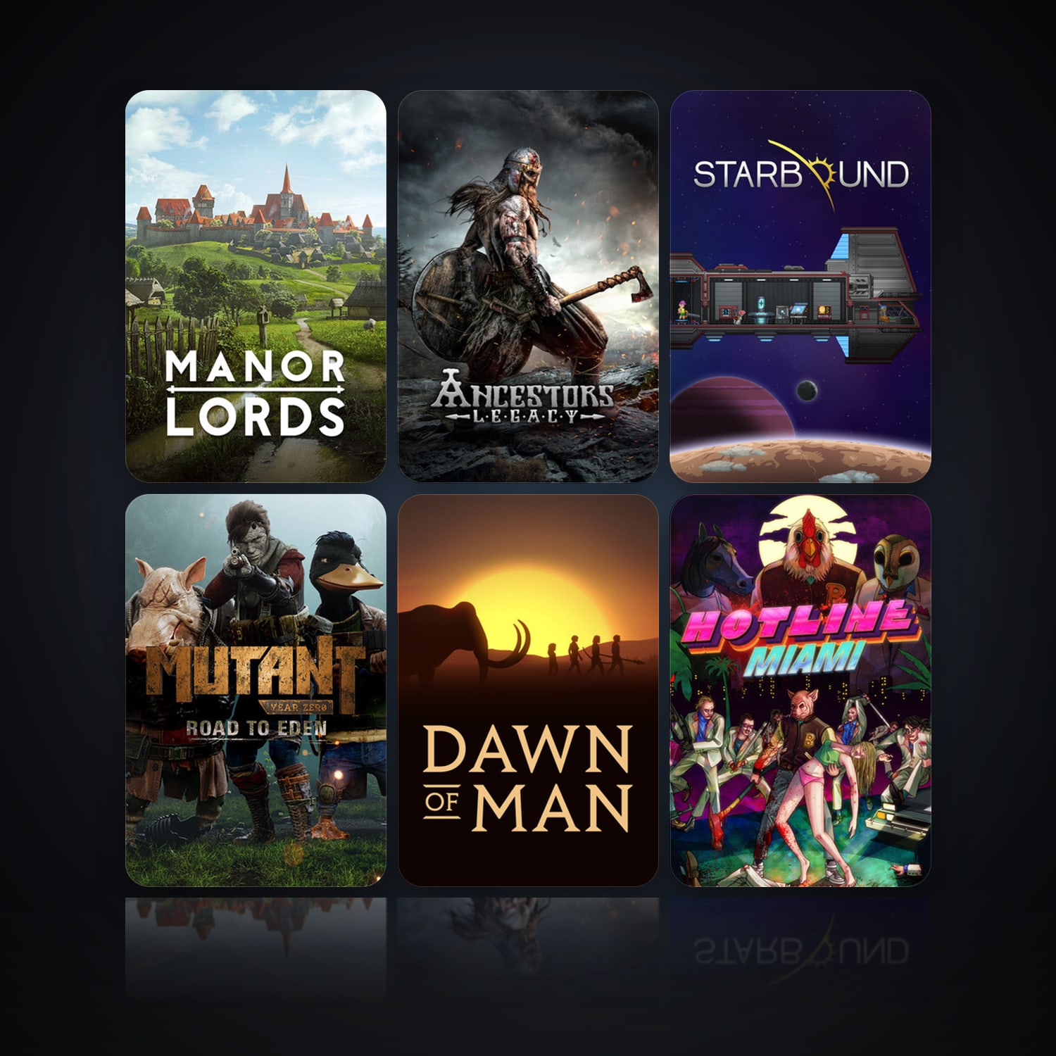 Manor Lords & Ancestors Legacy | 10 Games | Clean — HabibiAccounts