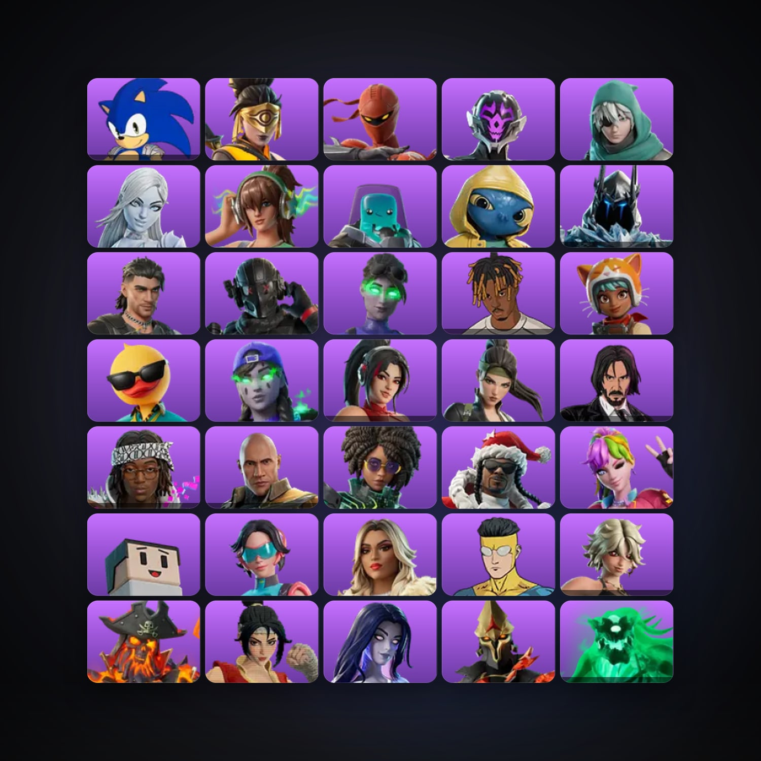 هالحساب فورتنايت، لوكر 43 سكن، 500 فيبوكس، لفل 750، 86 فوز — HabibiAccounts