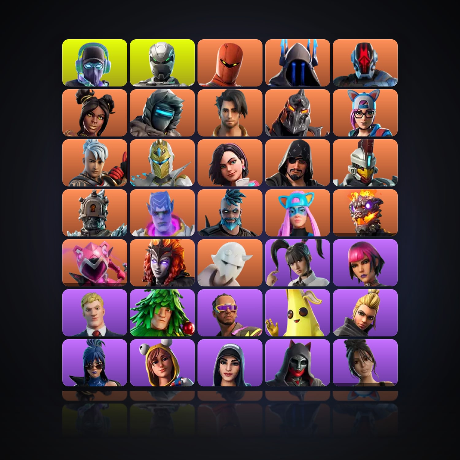 Fortnite | 110 Skins | Level 1588 | 130 Wins — HabibiAccounts