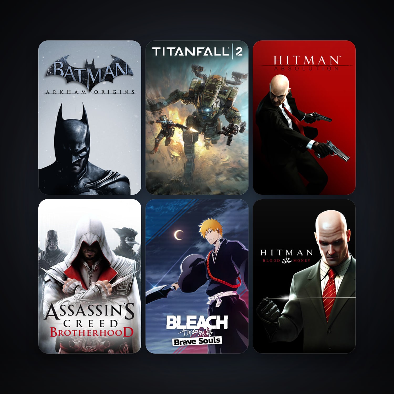 هالحساب ستيم فلين، Hitman: Blood Money وAssassin’s Creed Brotherhood، 8 لعبة، صامد واضح — HabibiAccounts