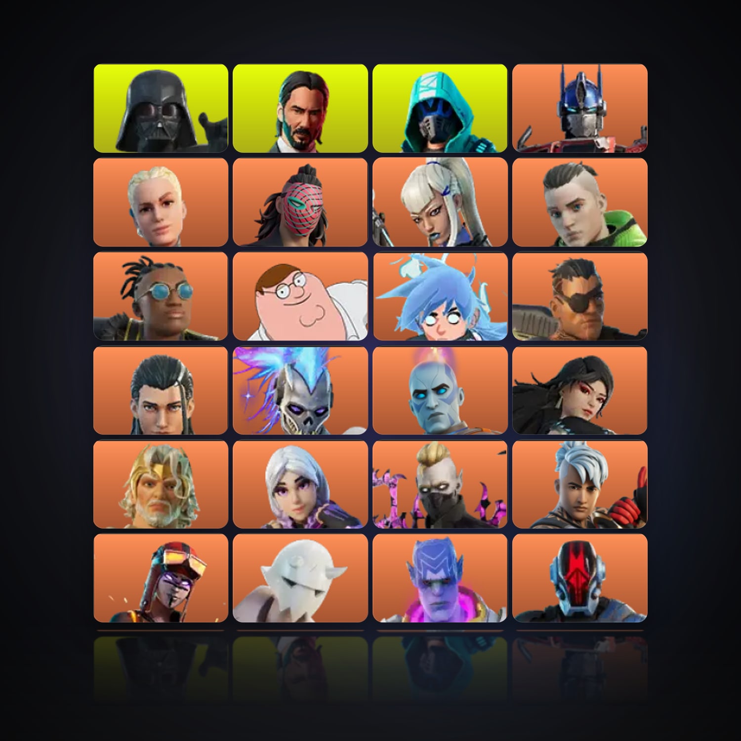 Fortnite | 412 Skins | 1.9K V-Bucks | Level 3581 | 613 Wins — HabibiAccounts