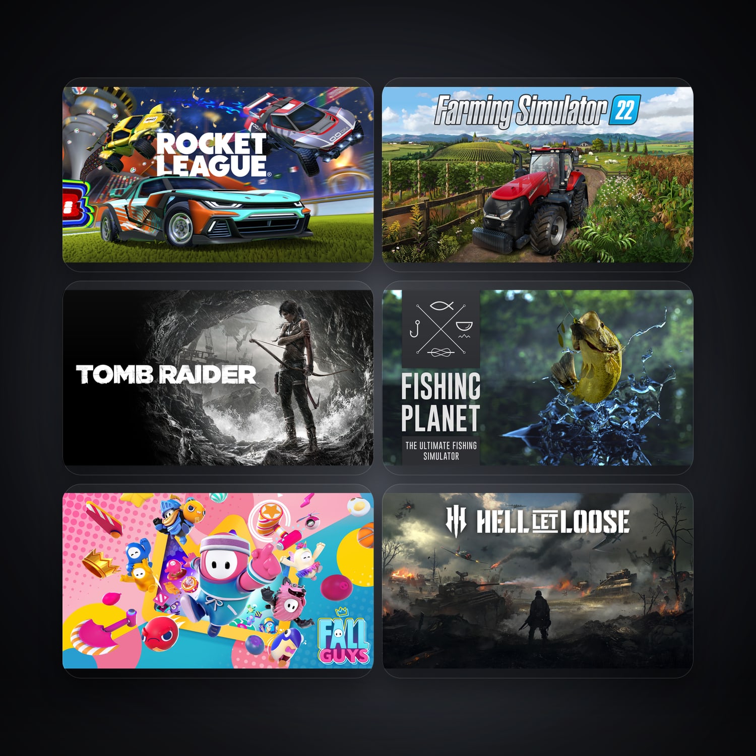 Rocket League & Farming Simulator 22 | 11 Games — HabibiAccounts