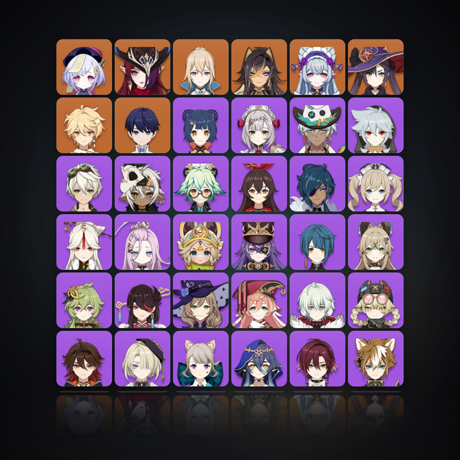 Genshin Impact | AR 45 | 38 Chars | 6× 5★ — HabibiAccounts